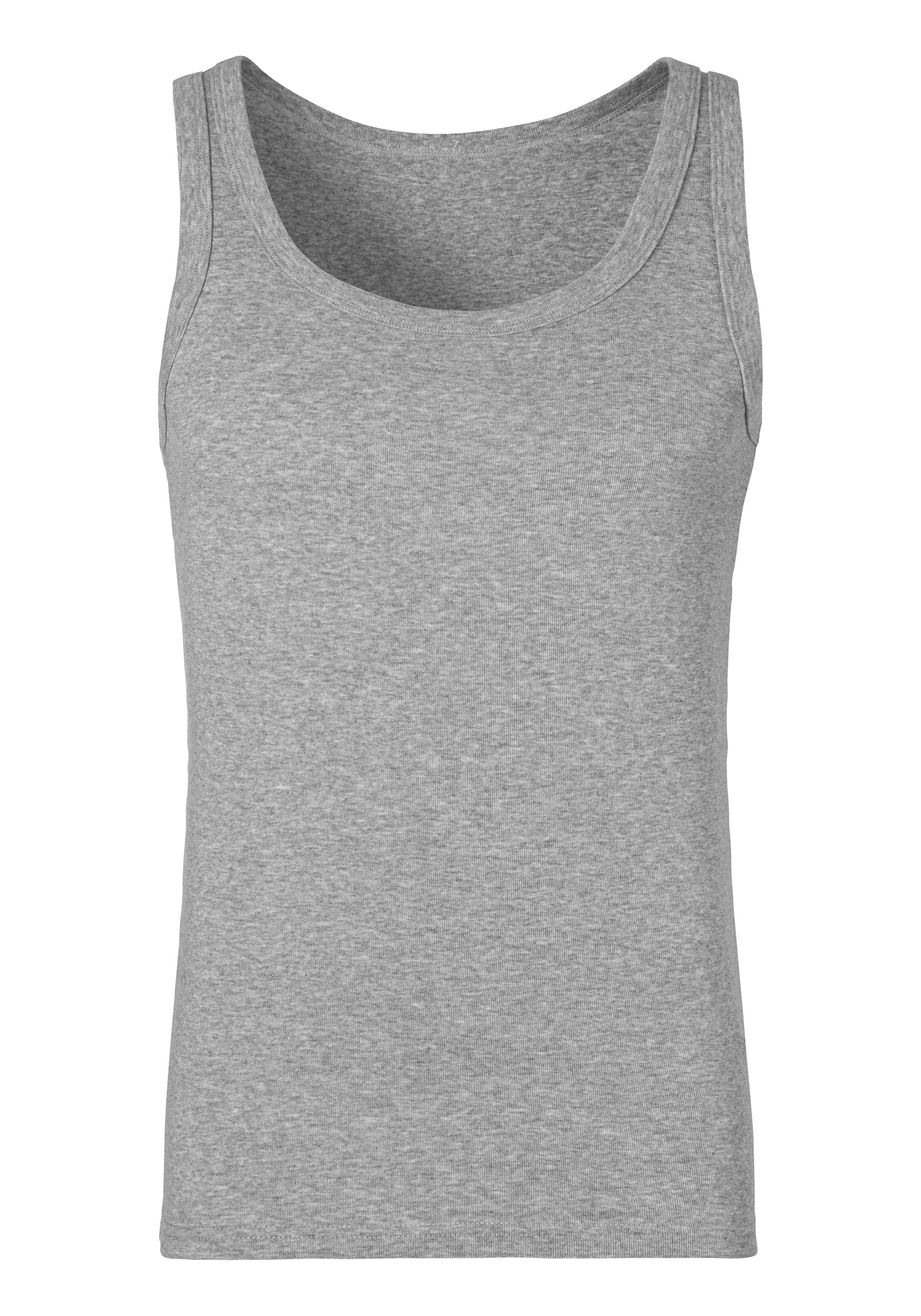 H.I.S Tanktop eenvoudige basic, ook voor eronder (set, 2 stuks)