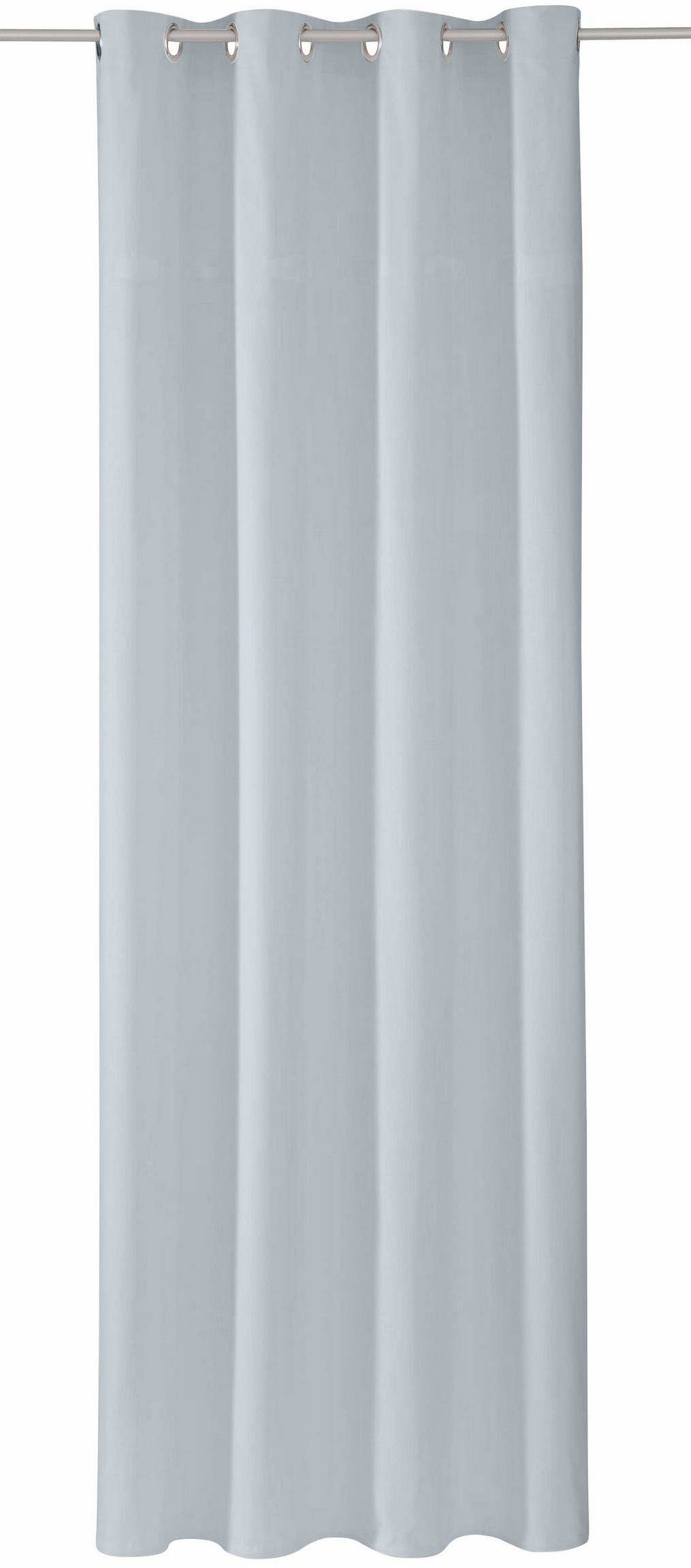 TOM TAILOR HOME Gordijn Dove ondoorzichtig (1 stuk) kant & klaar gordijnen maat H/B: 245/140 cm grijs