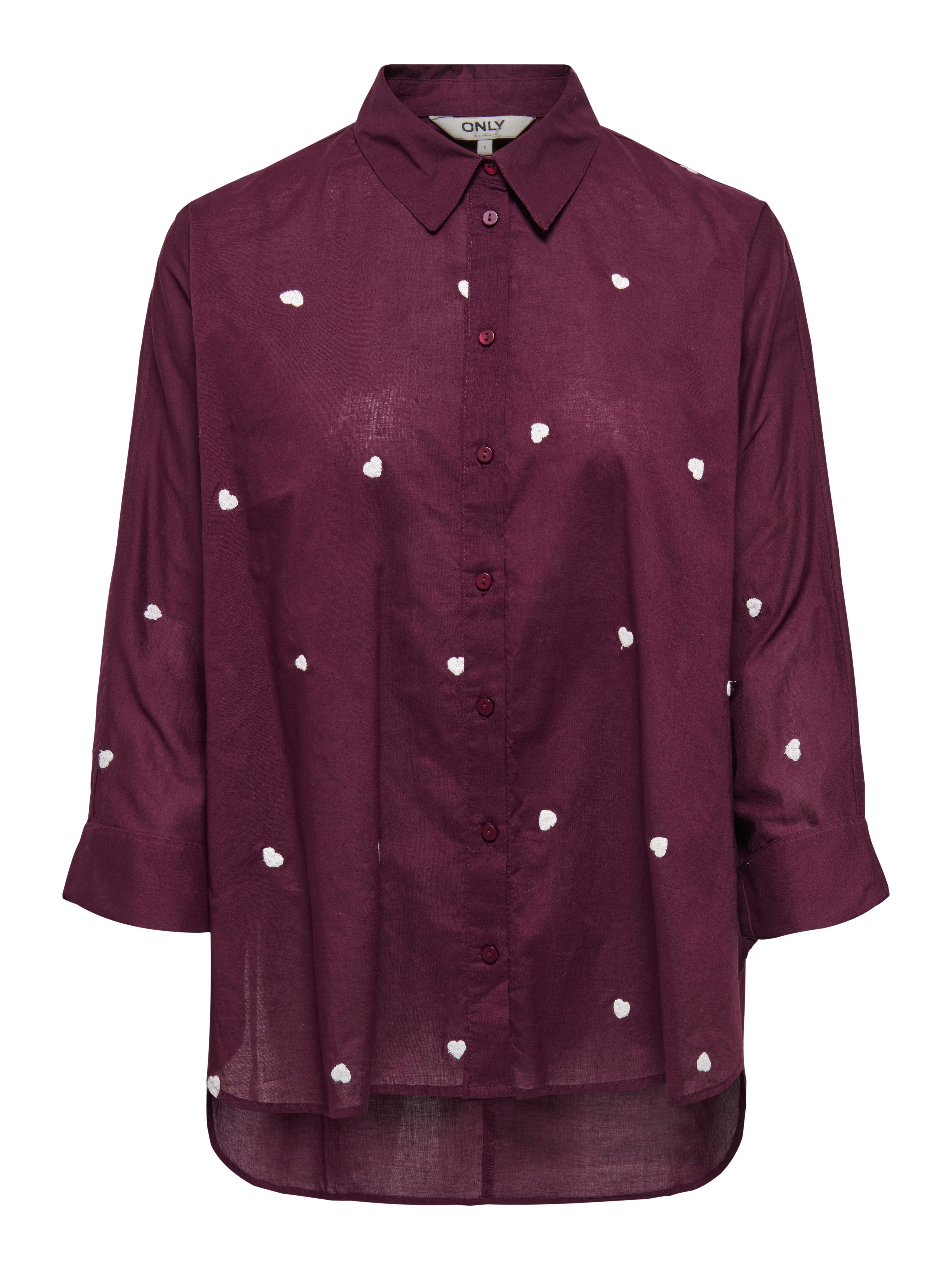 Only Overhemdblouse ONLNEW LINA GRACE LS EMB SHIRT NOOS WVN