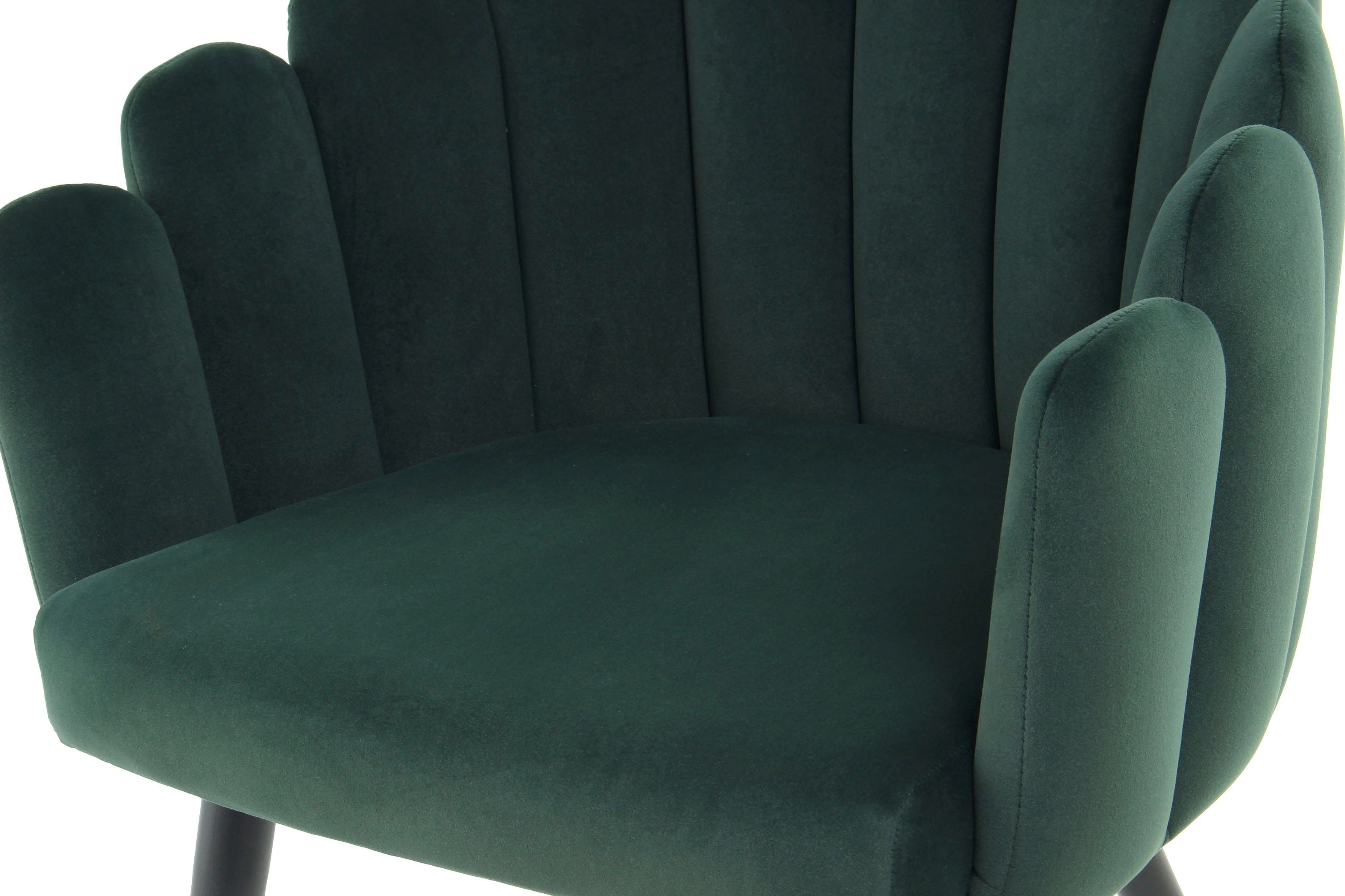Kayoom Stoel Jeane 625, met fluweelzachte bekleding, comfortabel en gezellig fluweelzachte bekleding, modern, comfortabel en gezellig, met fluweelzachte bekleding (1 stuk)