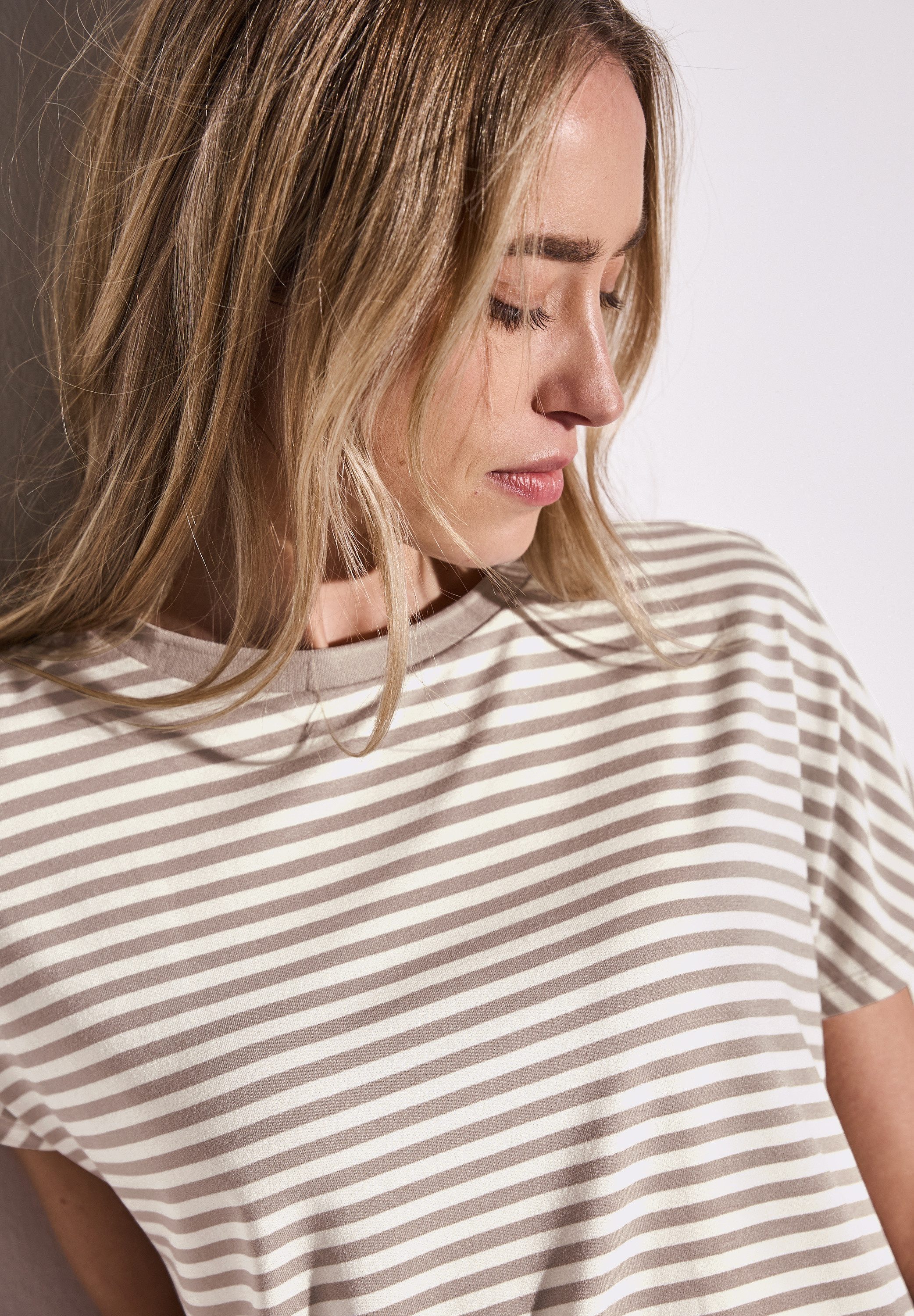 STREET ONE T-shirt Style Crista met streepmotief