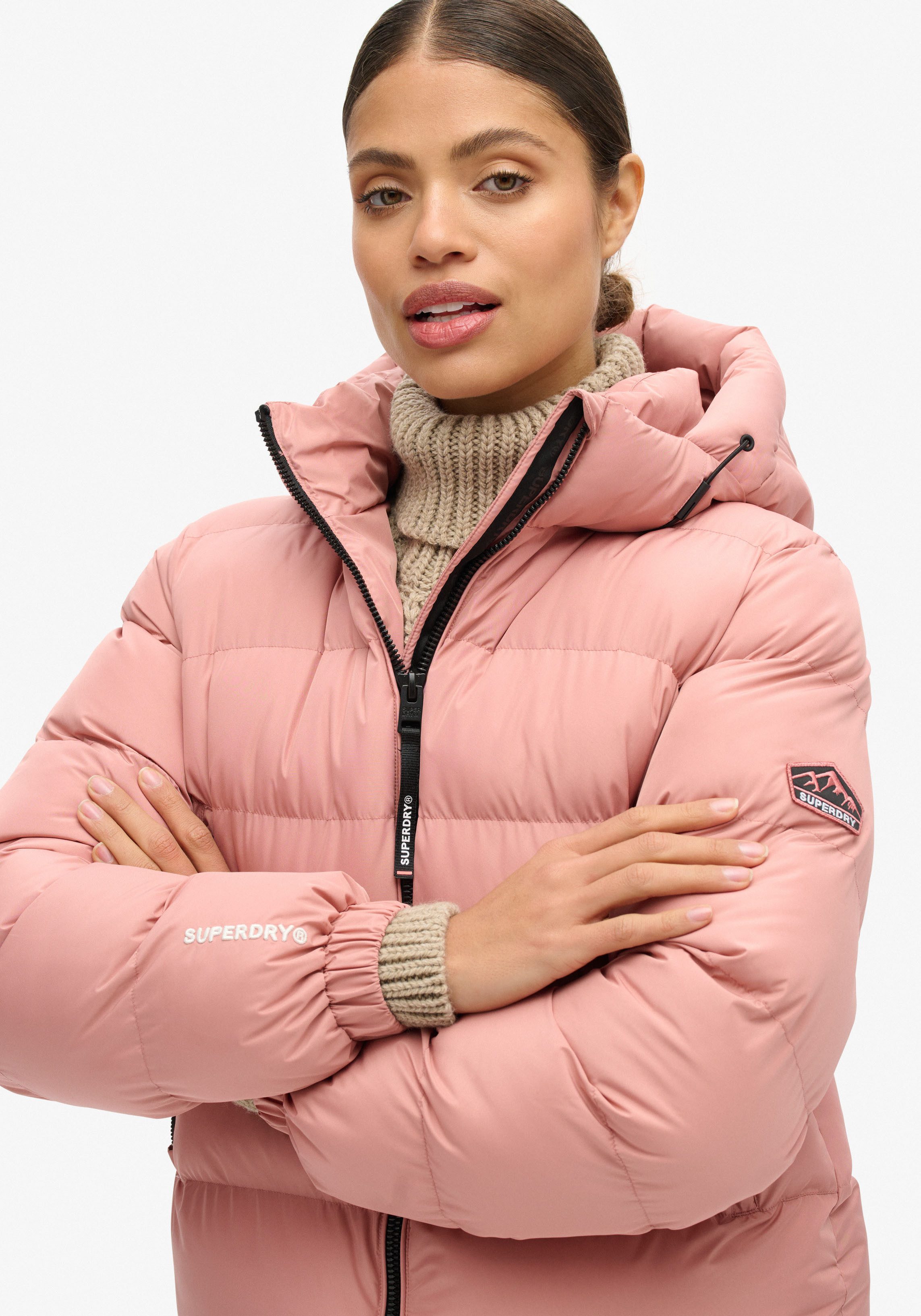 Superdry Gewatteerde jas HOODED SPORTS PUFFER JACKET