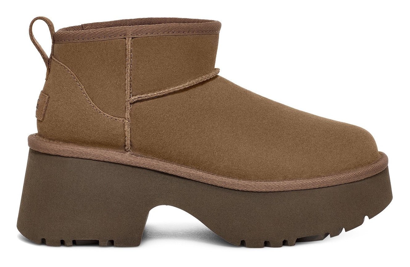 UGG Boots zonder sluiting CLASSIC ULTRA MINI NEW HEIGHTS plateau laarzen, winterlaarzen, boots met aantrek lus