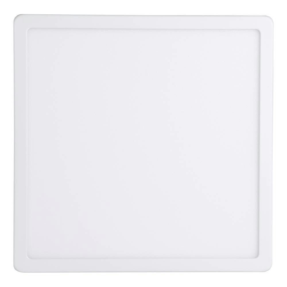 EGLO Plafondlamp FUEVA 5 plafondlamp, wit, IP44, lage opbouwhoogte, 20 watt, vierkant (1 stuk)