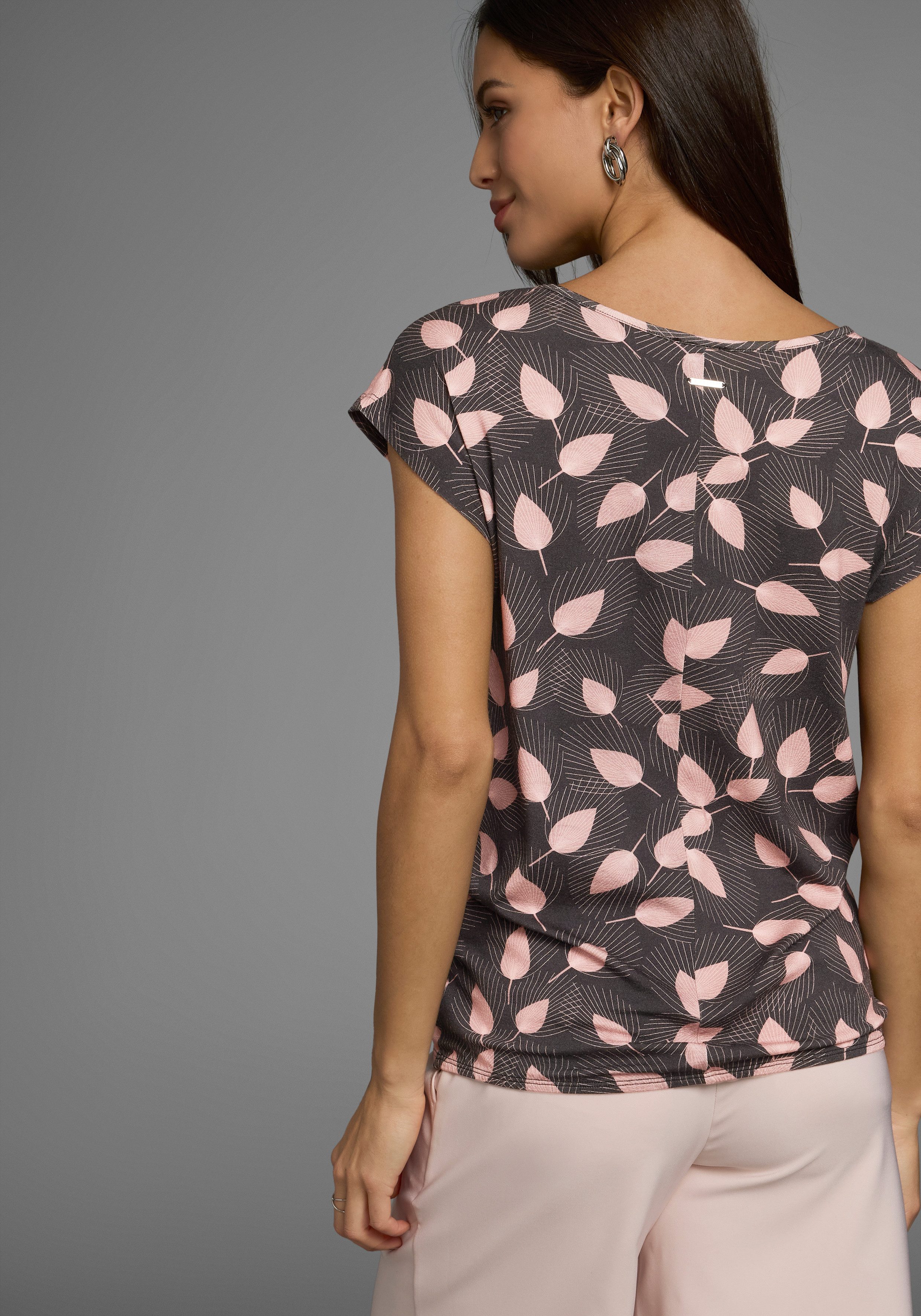 Laura Scott T-shirt met gebloemde print - nieuwe collectie (set, 2-delig)