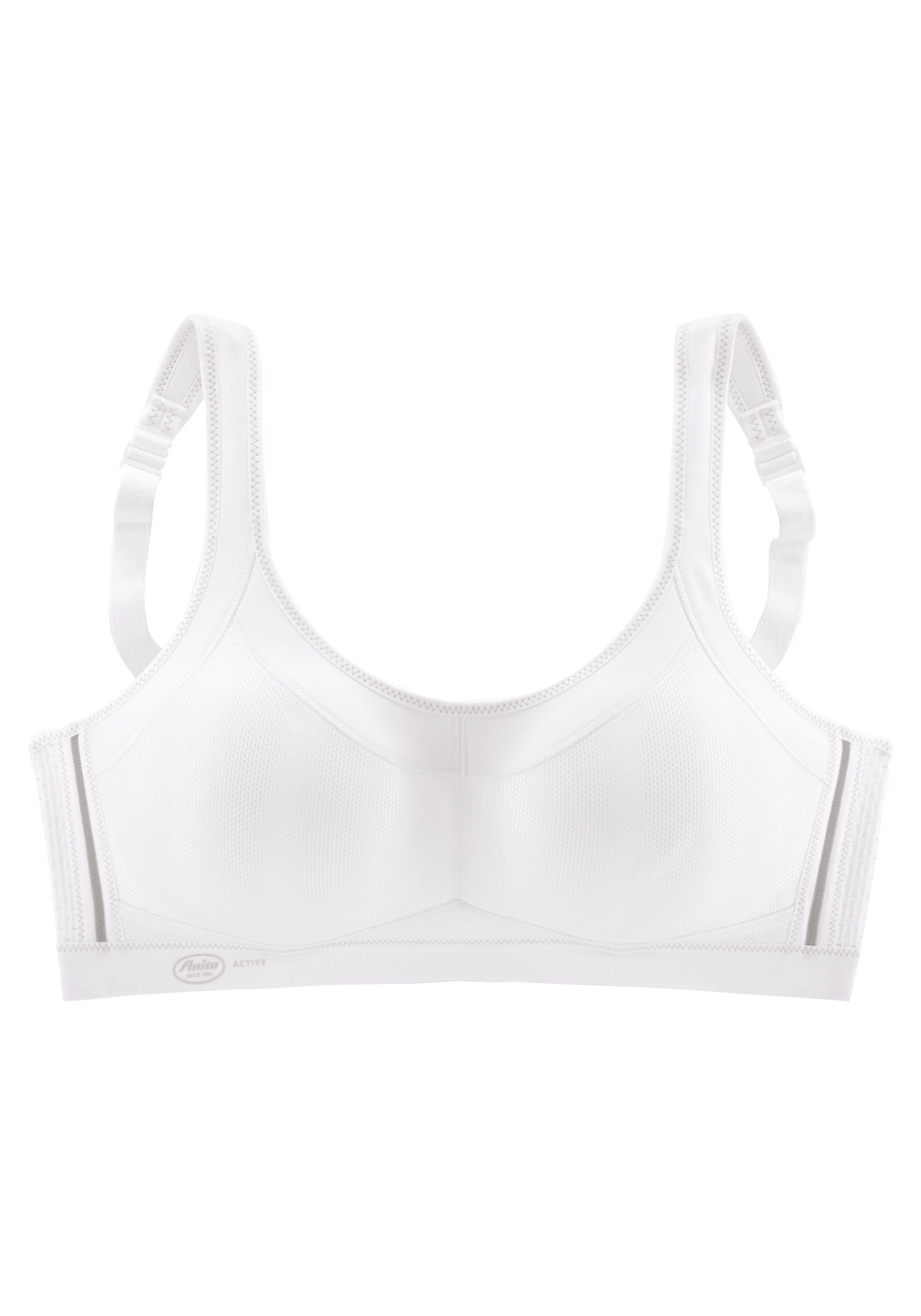 Anita Active Sport-bh Momentum Ademend, licht glanzend, comfortabele schouderbanden gepolsterd