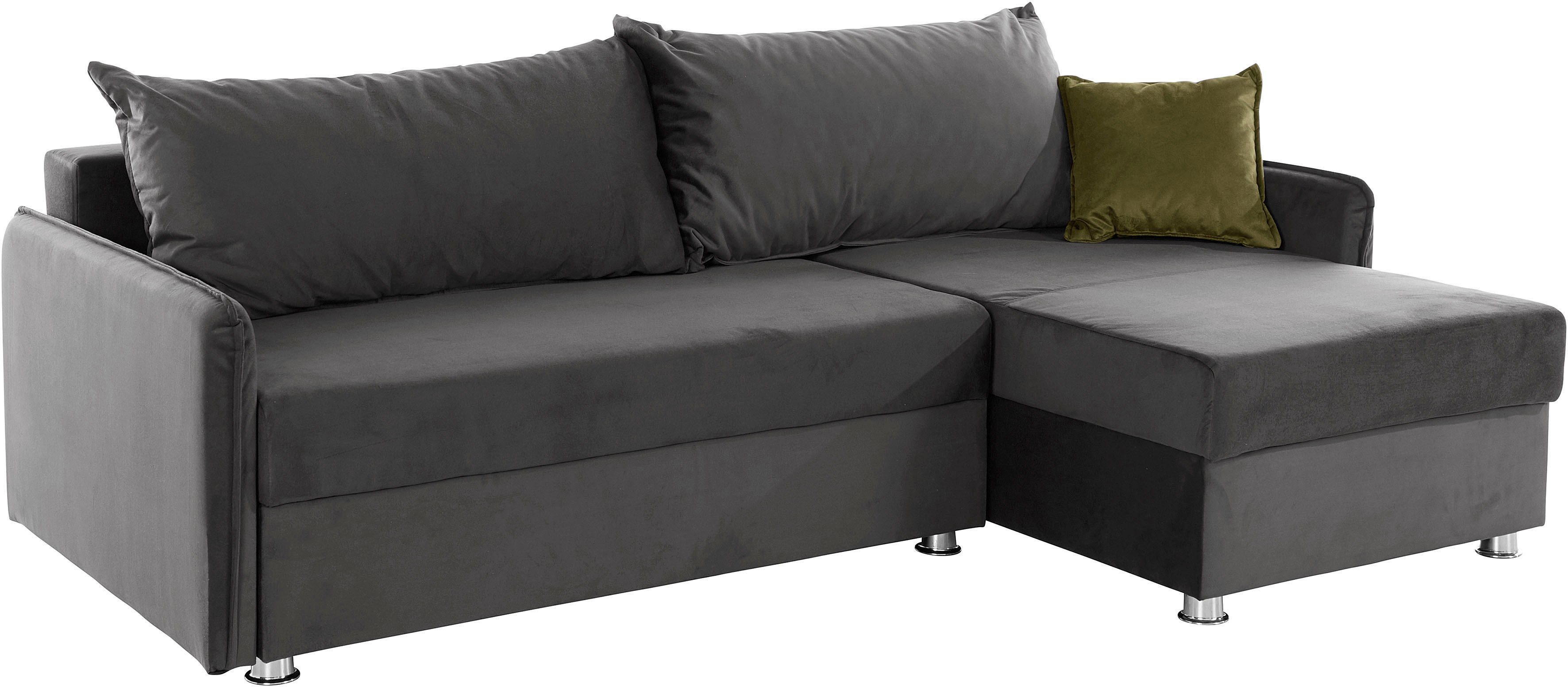 COLLECTION AB Hoekbank Sunny L-vorm met slaapfunctie en bedkist