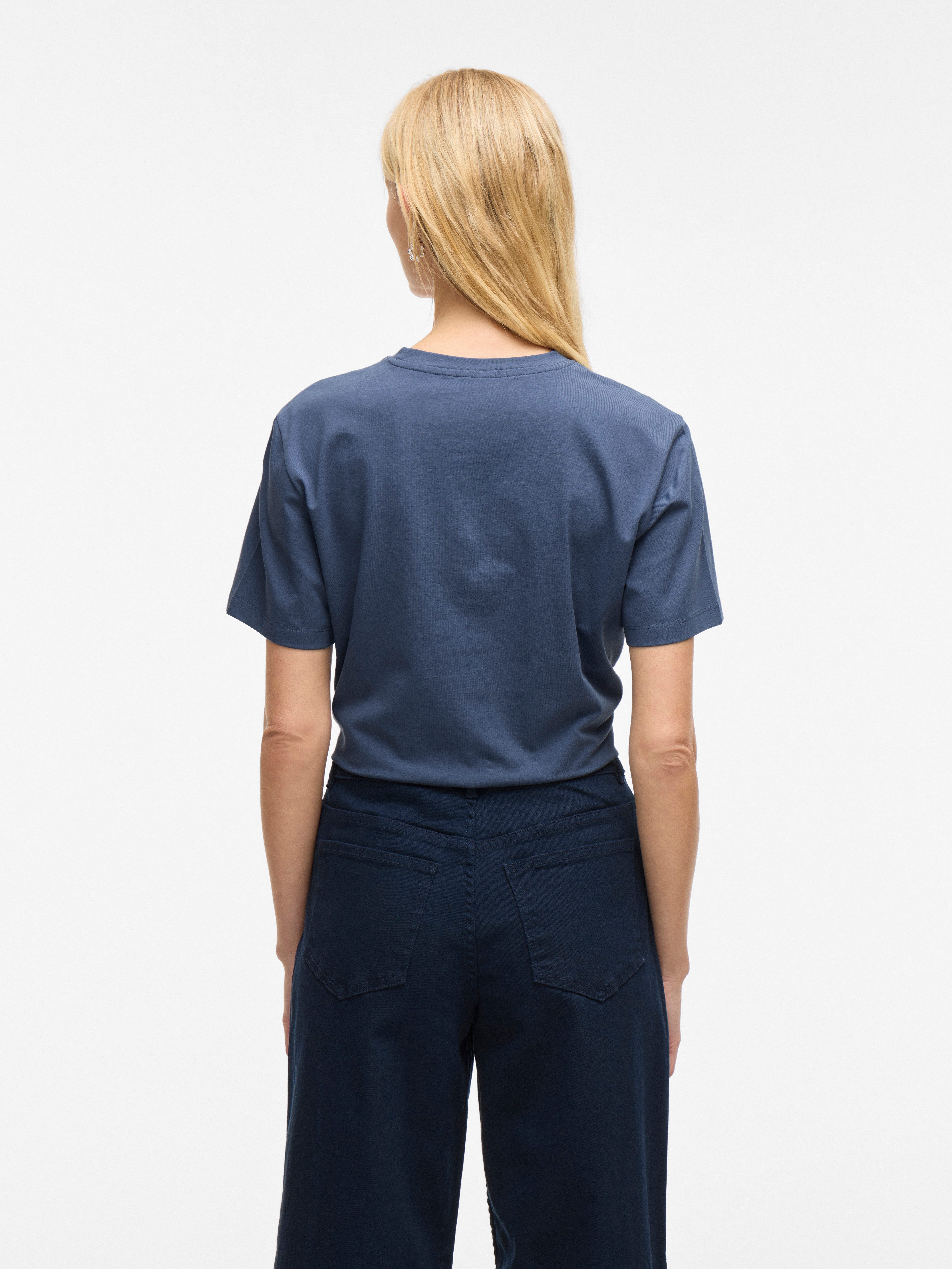 Vila Shirt met korte mouwen VINORA S/S T-SHIRT - NOOS