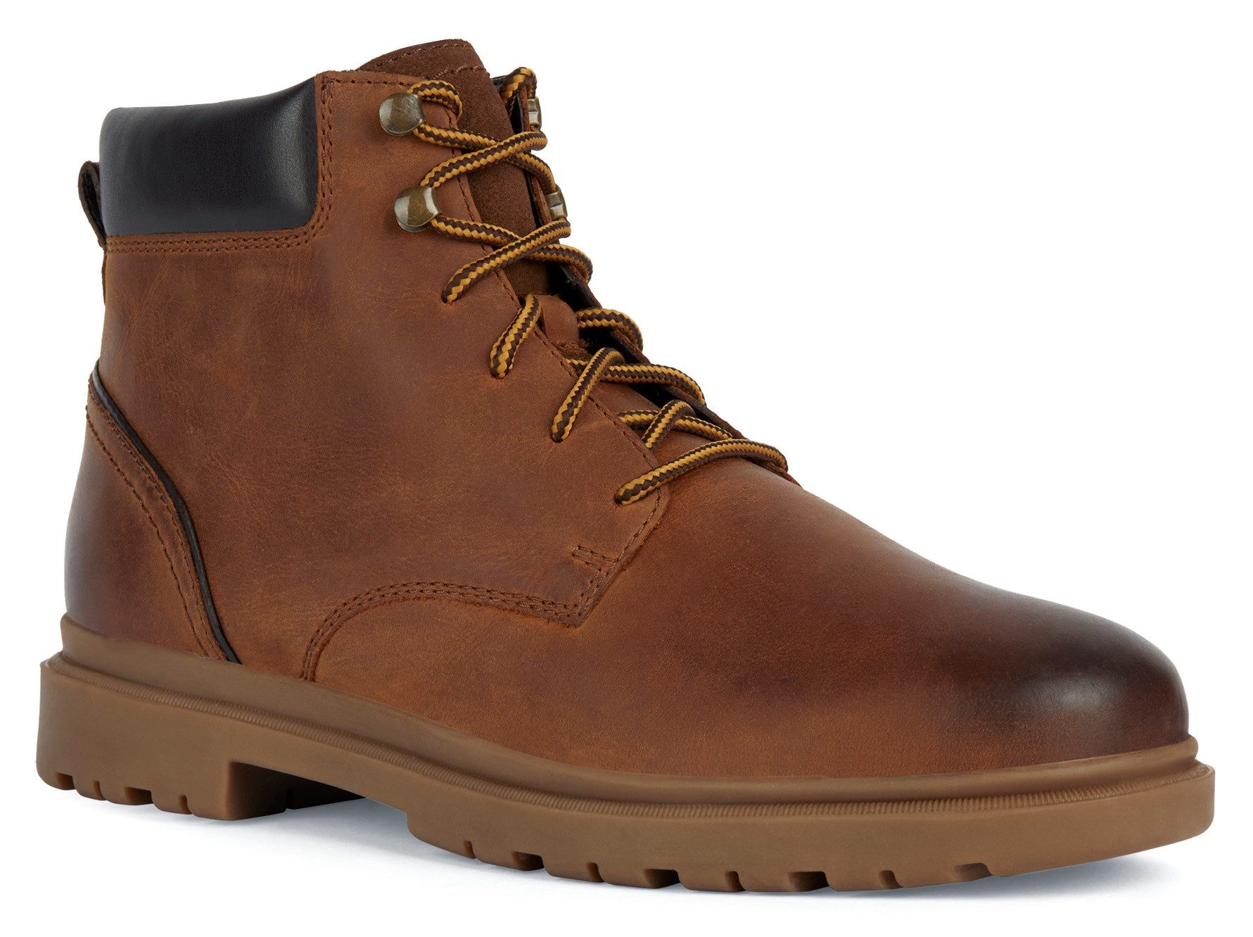 Geox Veterschoenen U ANDALO A Worker boots, veterschoenen met Geox speciale membraan heren veterschoenen maat 40 EU bruin