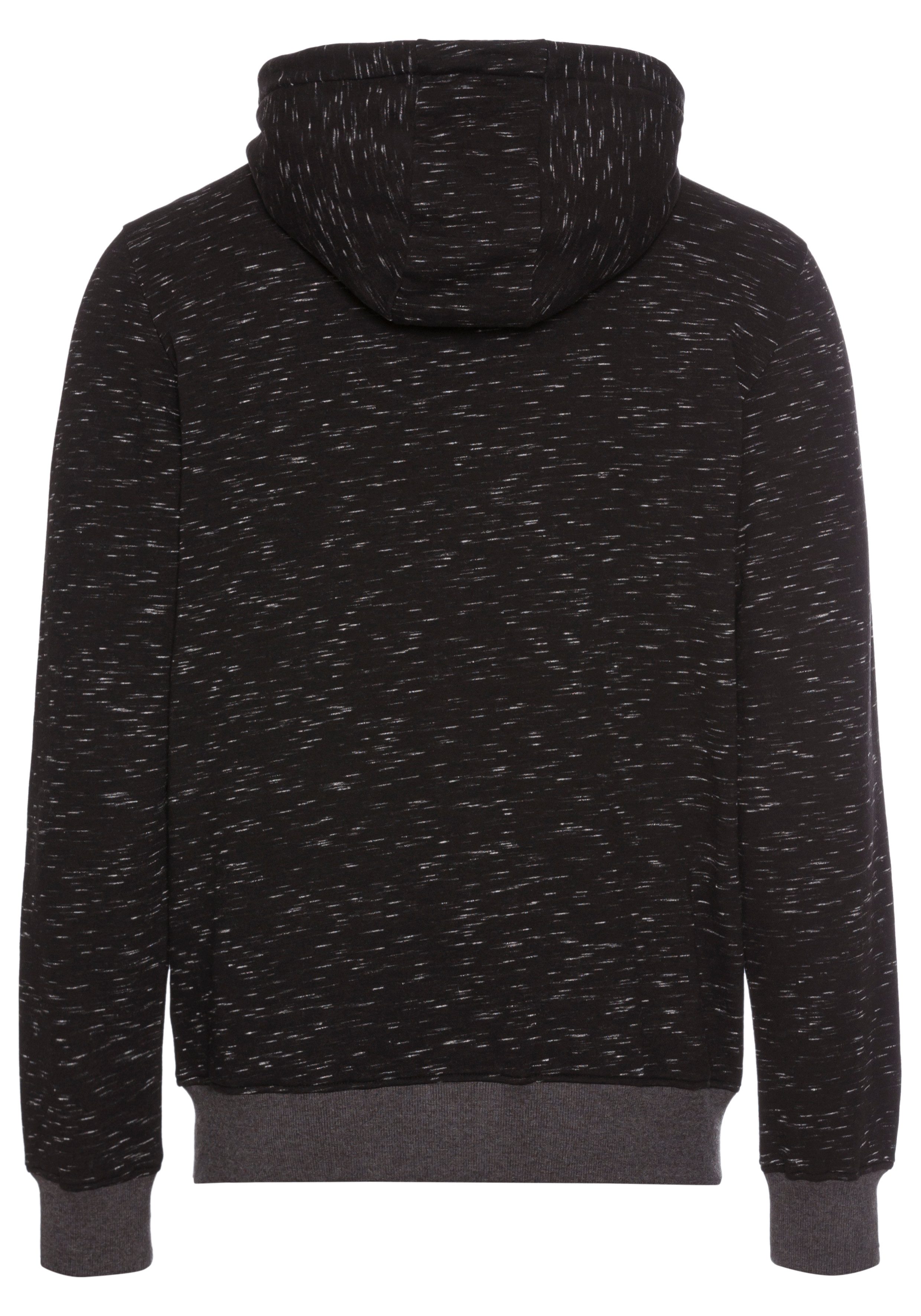 Man's World Capuchonsweatvest met logo op borsthoogte nieuwe collectie