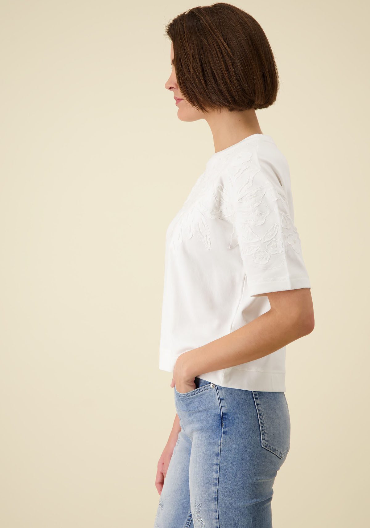 Monari Sweatshirt Met een ronde hals