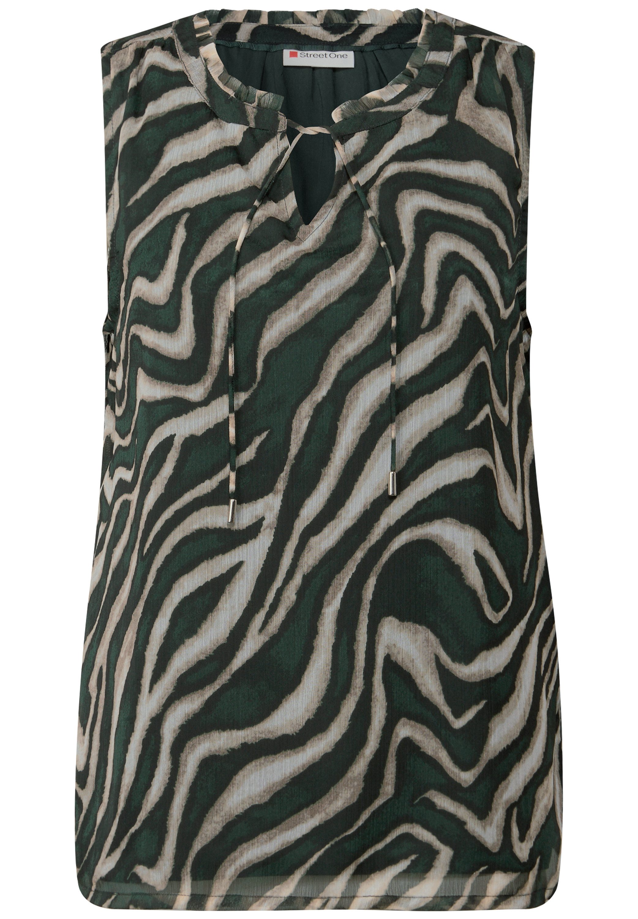 STREET ONE Top met grafische print