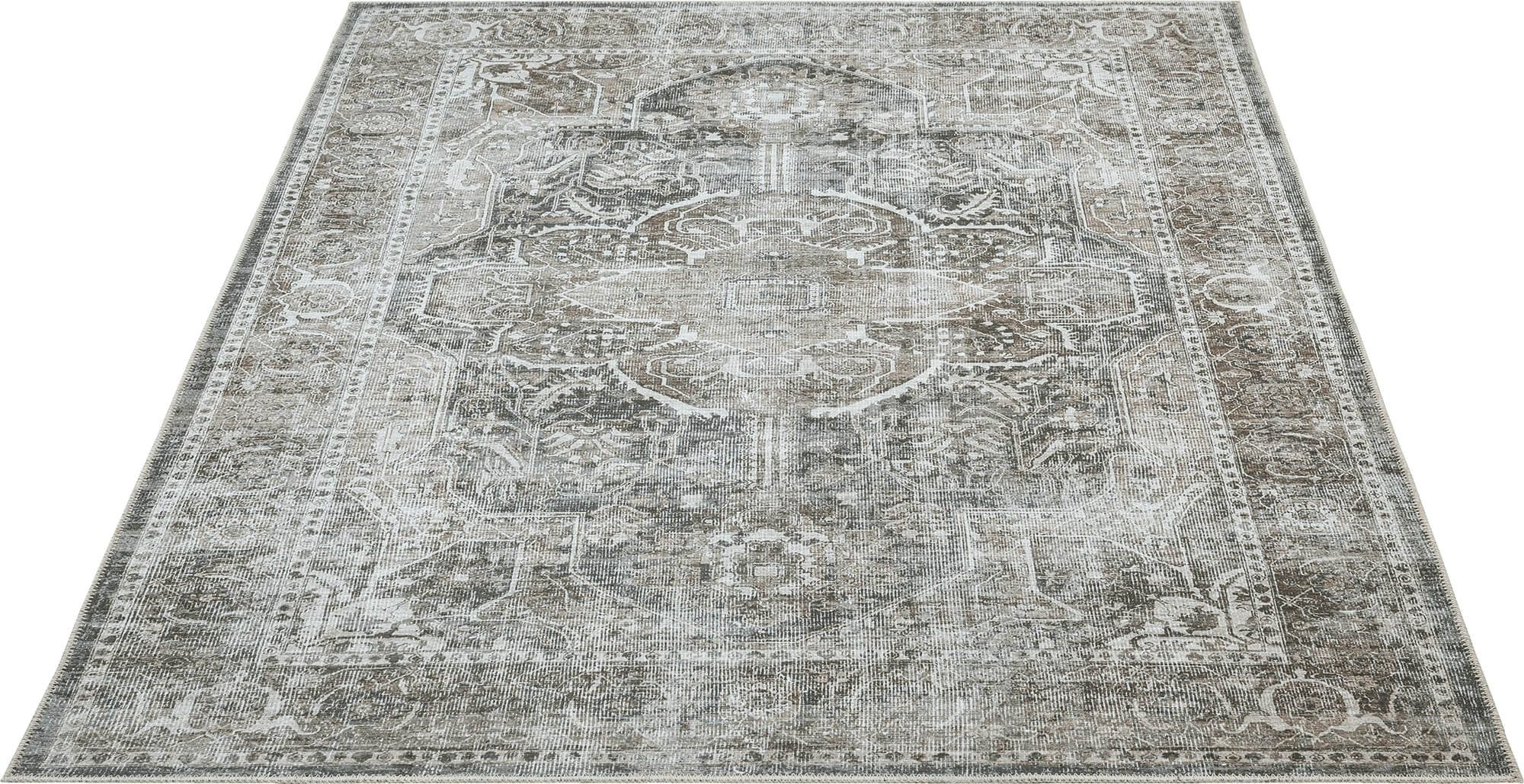 The carpet Vloerkleed Zen Vintage woonkamer tapijt vlakweefsel wasbaar