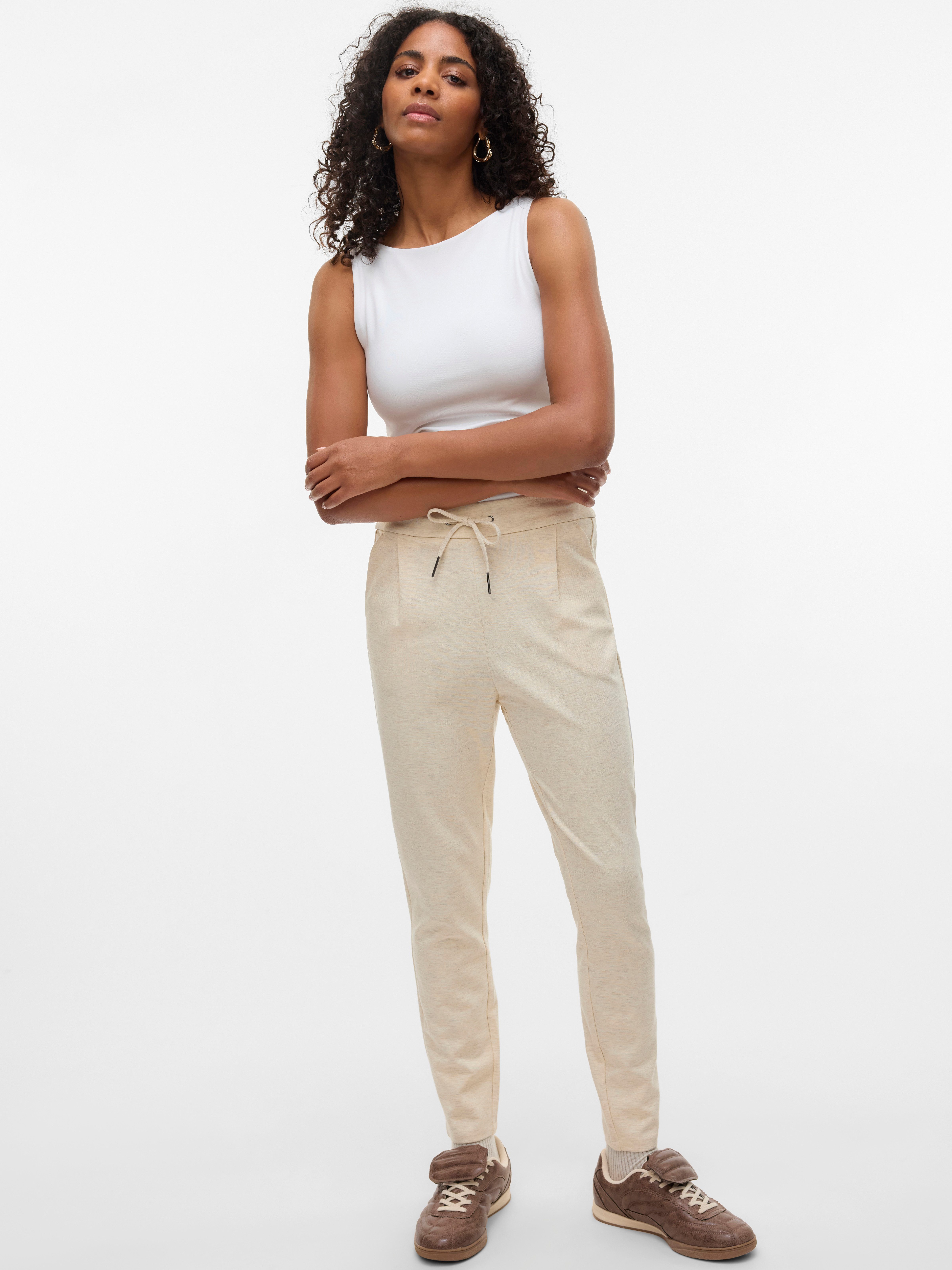 Vero Moda Joggingbroek VMEVA MR LOOSE STRING PANT GA NOOS