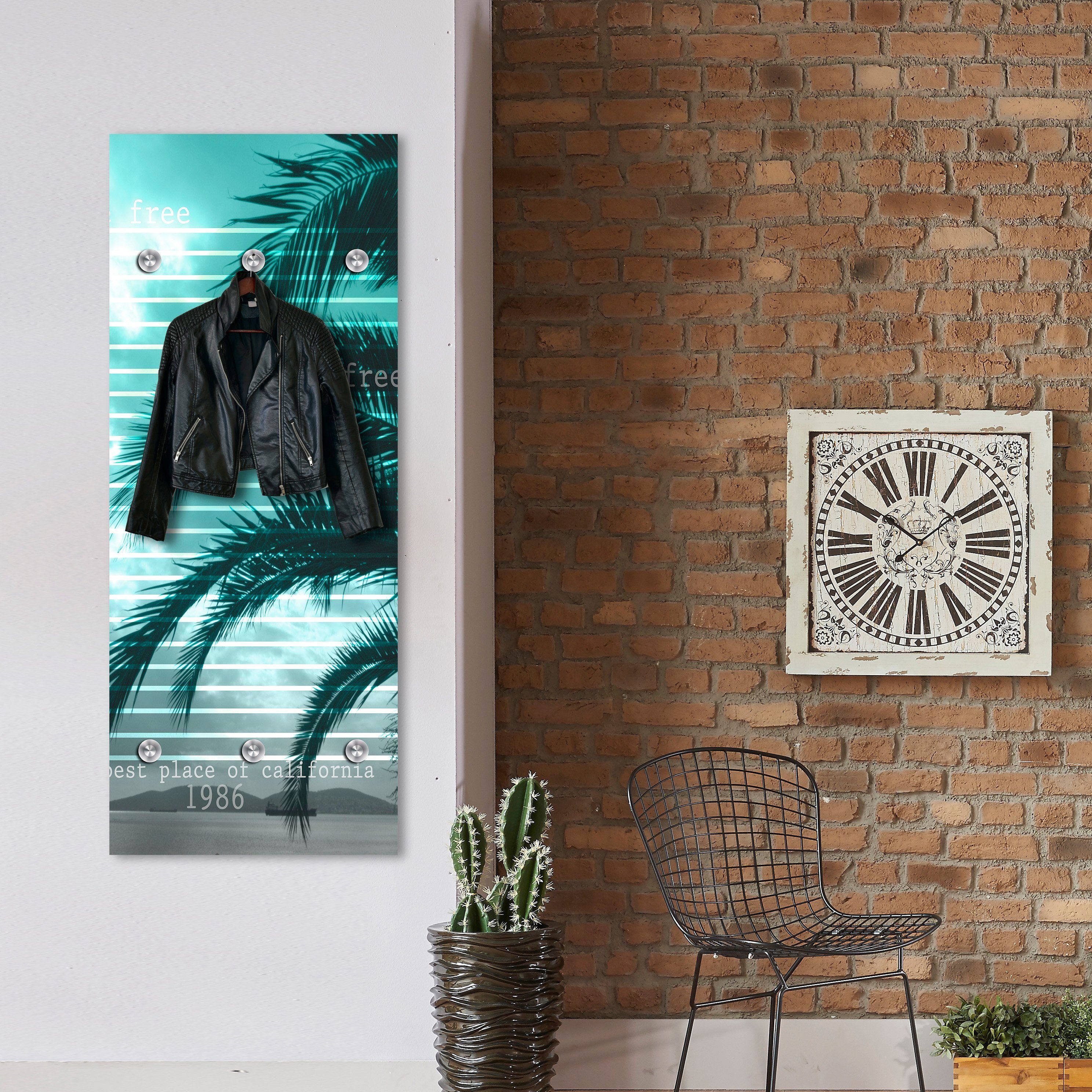queence Kapstok Strand met 6 haken, 50 x 120 cm