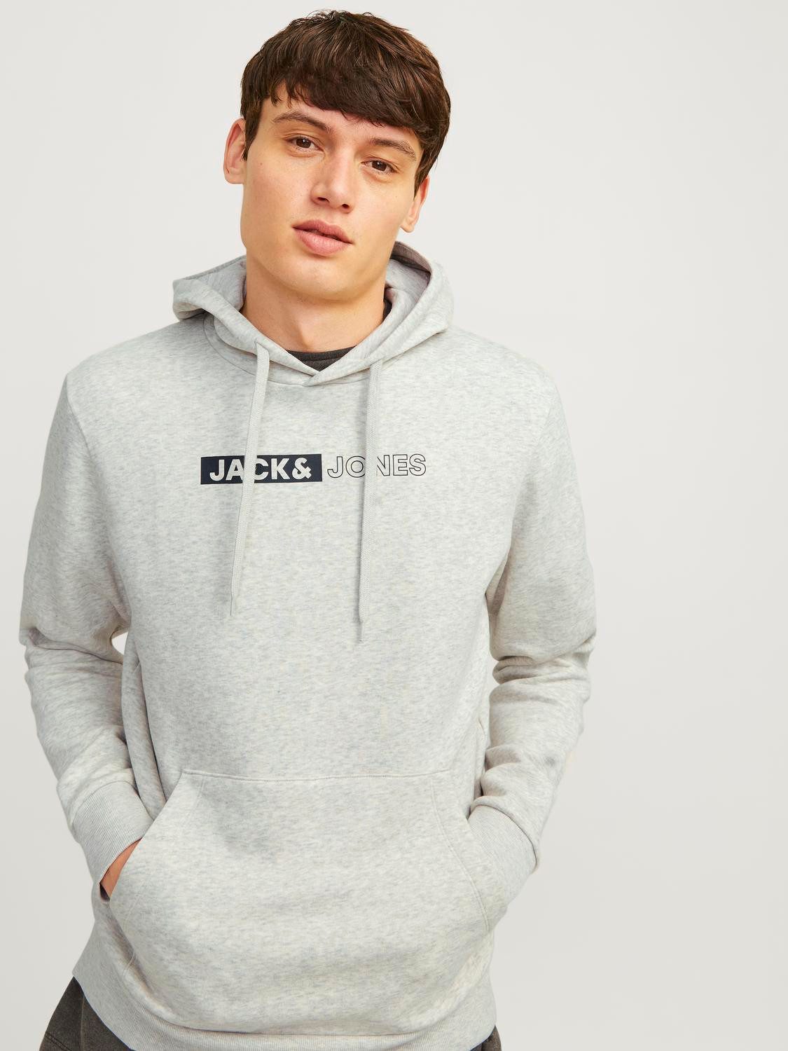 Jack & Jones Hoodie JJECORP LOGO SWEAT HOOD PLAY NOOS