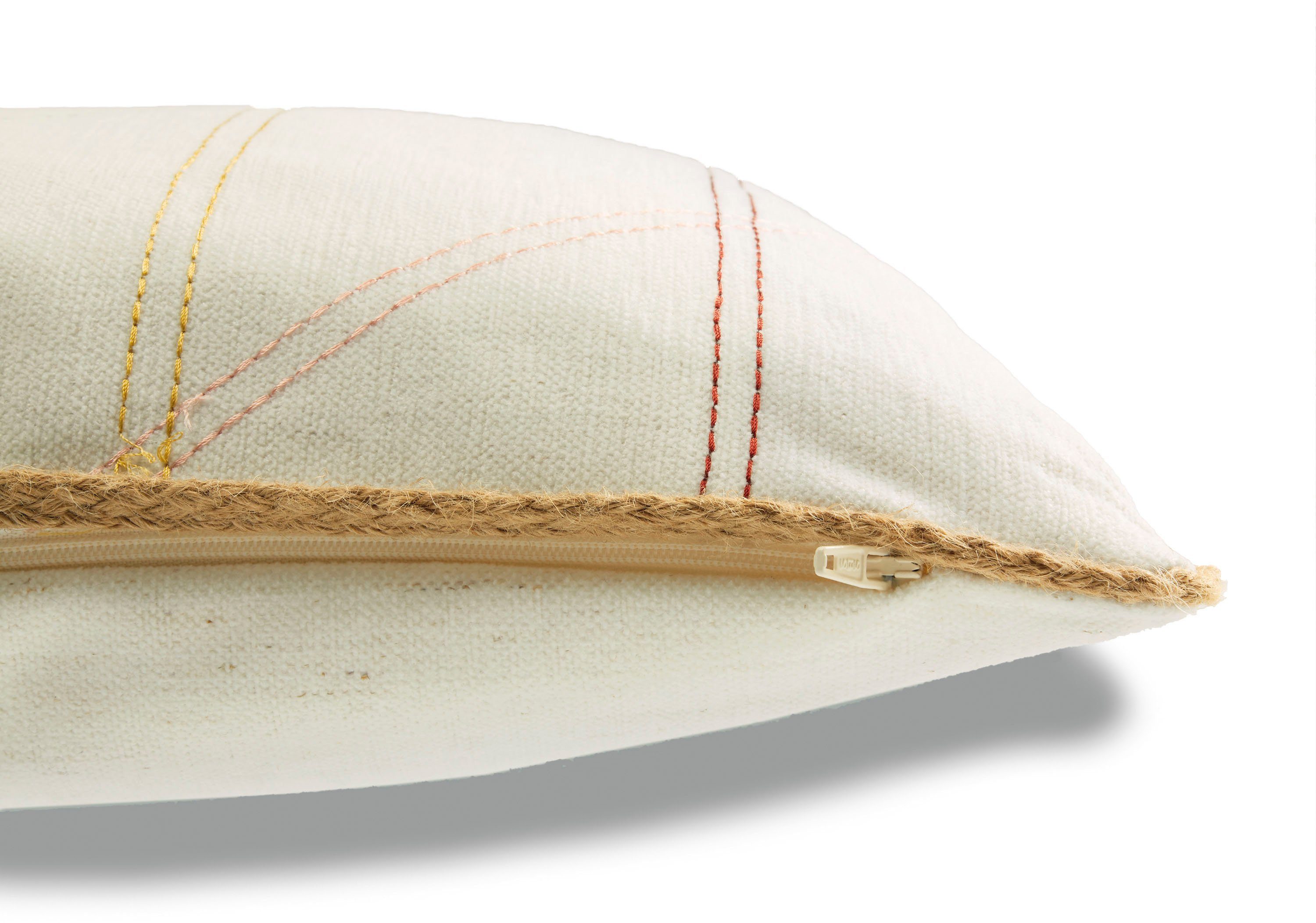 TOM TAILOR HOME Kussenhoezen Stitched met geborduurde effectstrepen