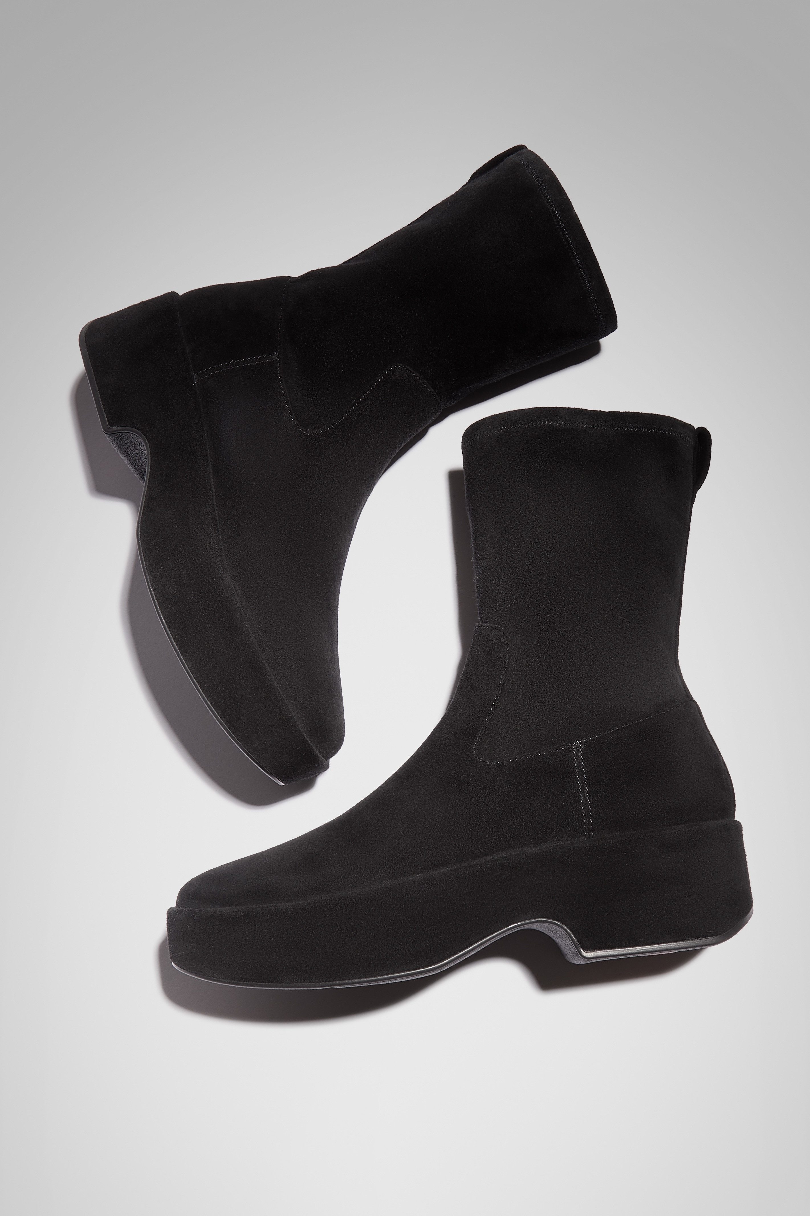 Fitflop Plateaulaarsjes F-LUMA Laarzen, Chunky Boot met Stretch-schacht