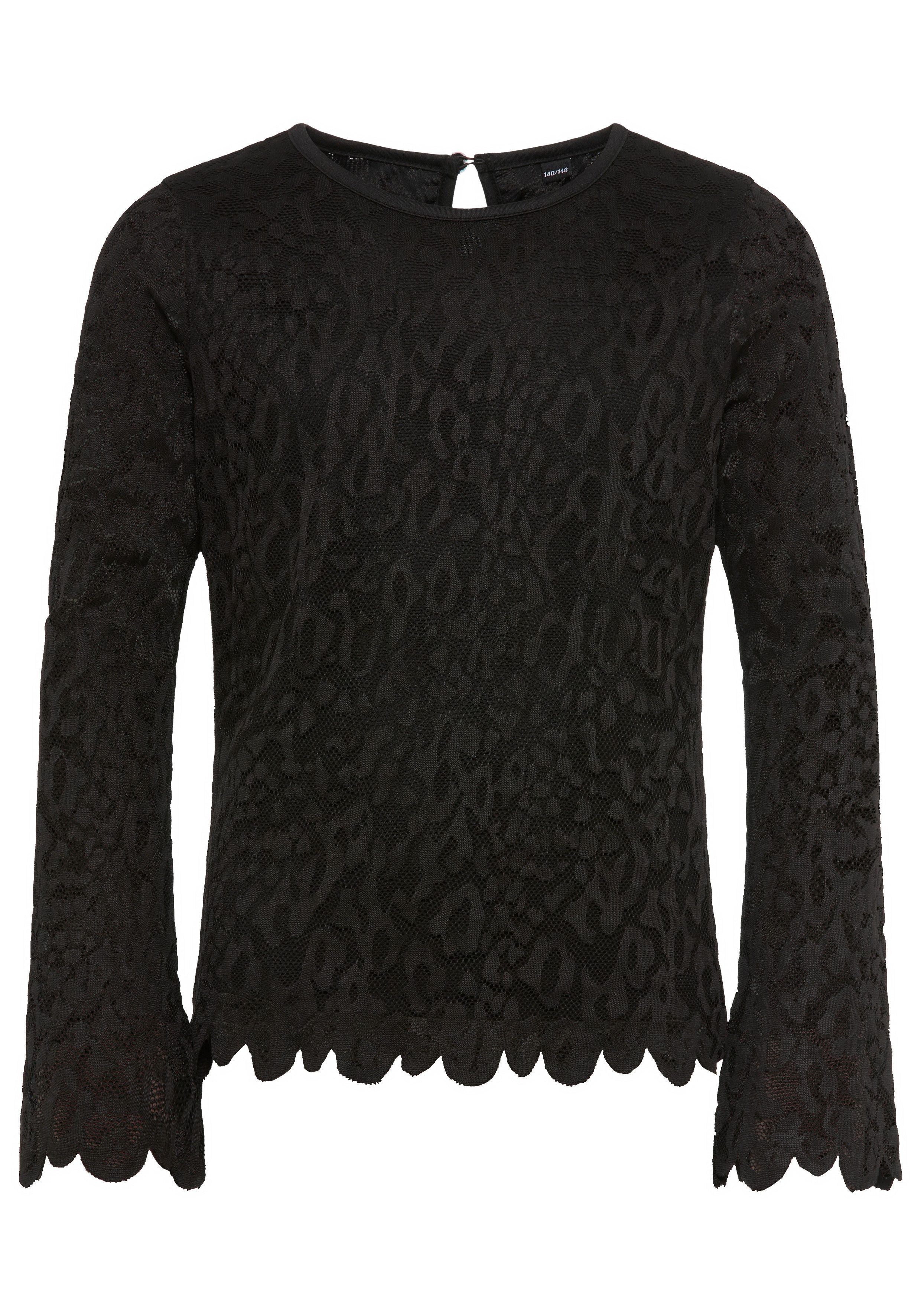 KIDSWORLD Shirt met lange mouwen Kanten shirt