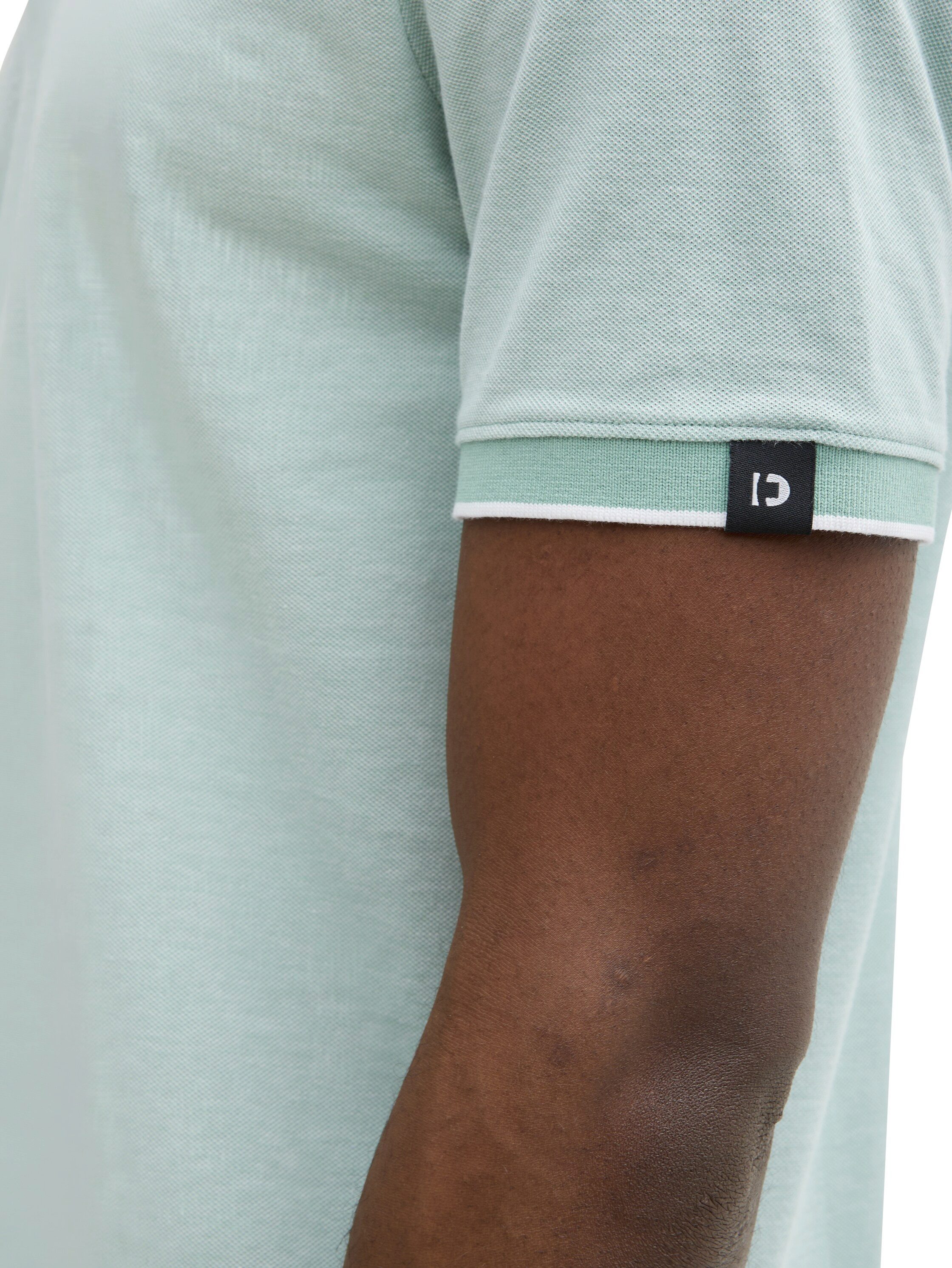 Tom Tailor Denim Poloshirt met contrastdetails