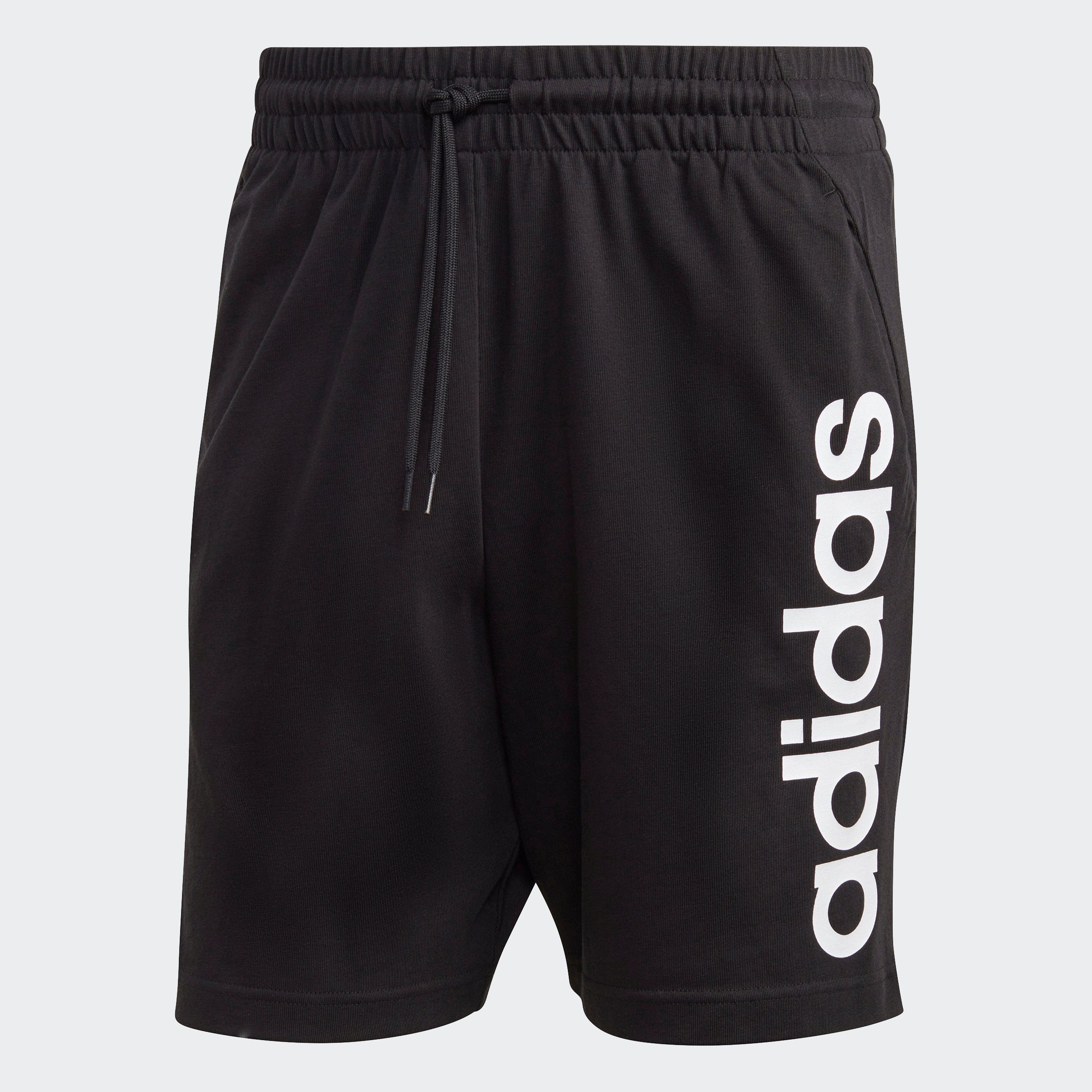 adidas Sportswear Short AEROREADY ESSENTIALS SINGLE JERSEY LINEAR LOGO (1-delig)