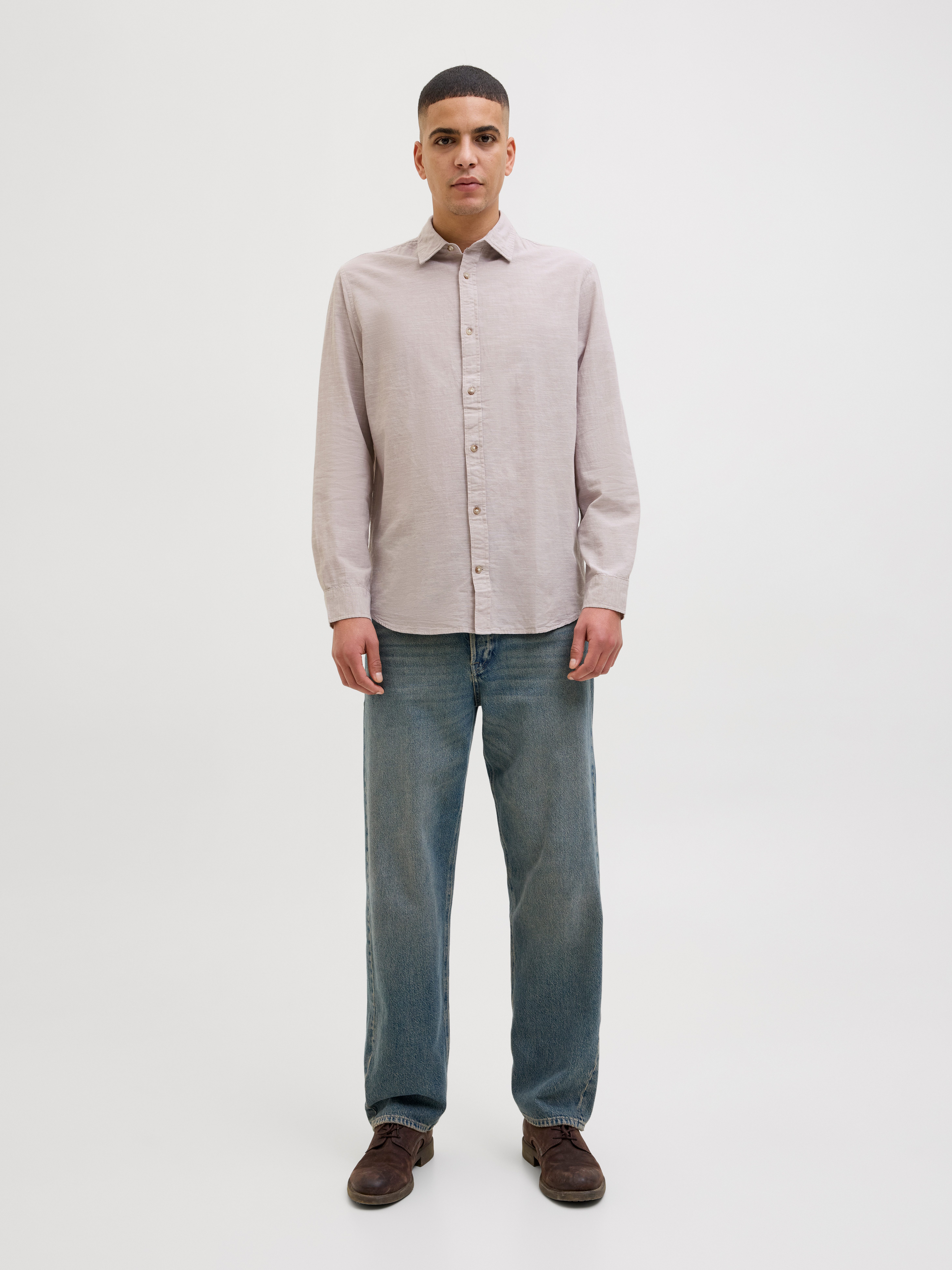 Jack & Jones Overhemd met lange mouwen JJESUMMER SHIRT LS SN