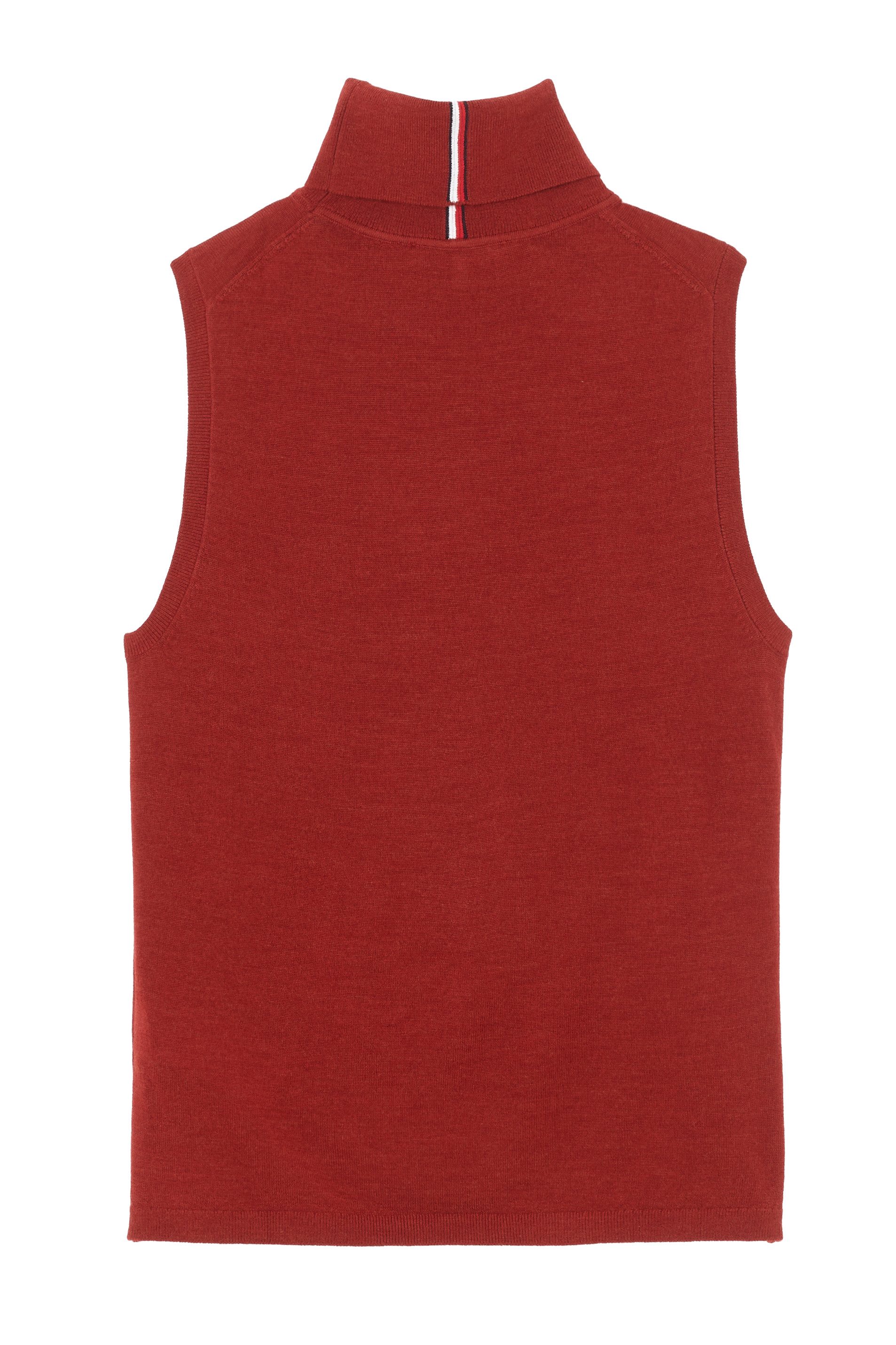 Tommy Hilfiger Gebreide trui MERINO SLEEVELESS SWT TANK met tommy hilfiger merklabel