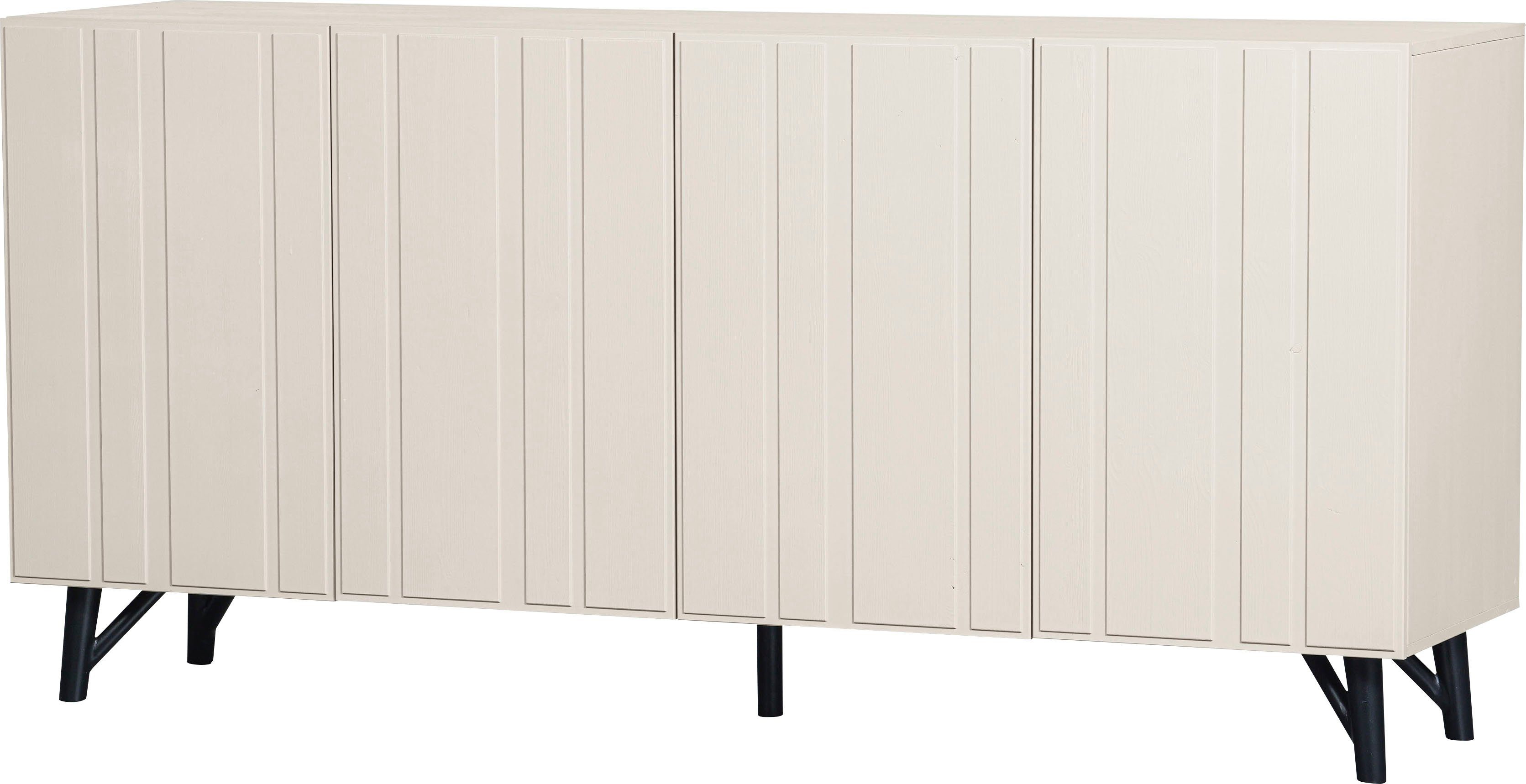 WOOOD Dressoir MILLER Commode met duidelijke lijnen, breedte 181 cm