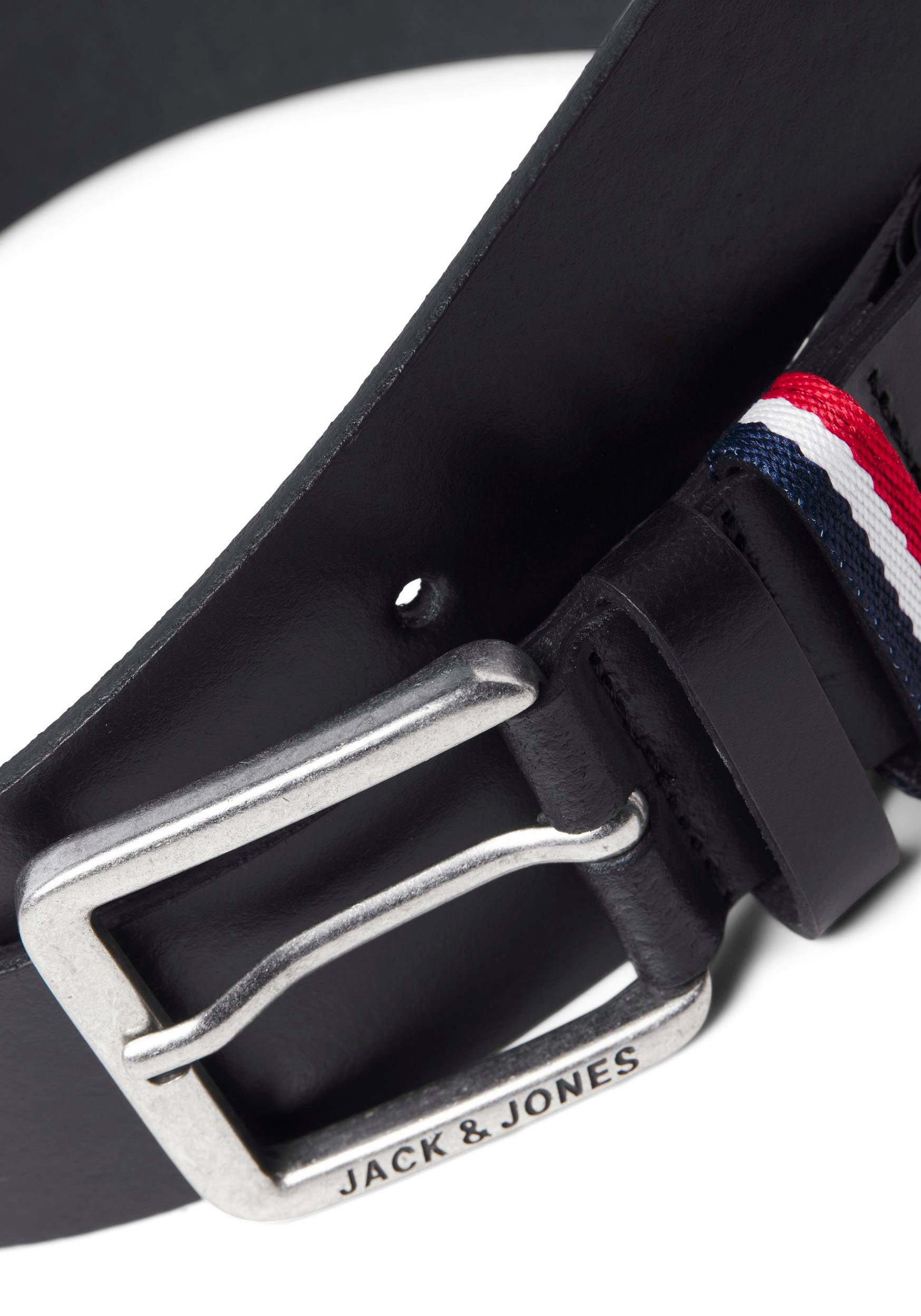 Jack & Jones Leren riem JACESPO BELT NOOS