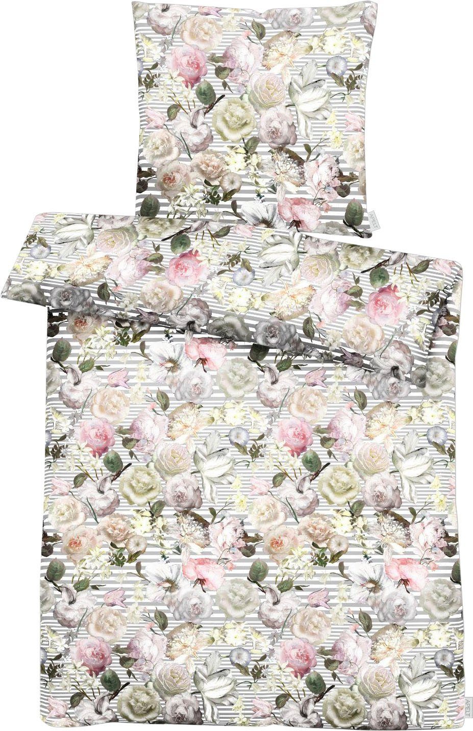 APELT Overtrekset Cosima Bloemrijke rozendromen en boudoirgevoel (2-delig) dekbedovertrekken maat 1x 135x200 cm multicolor