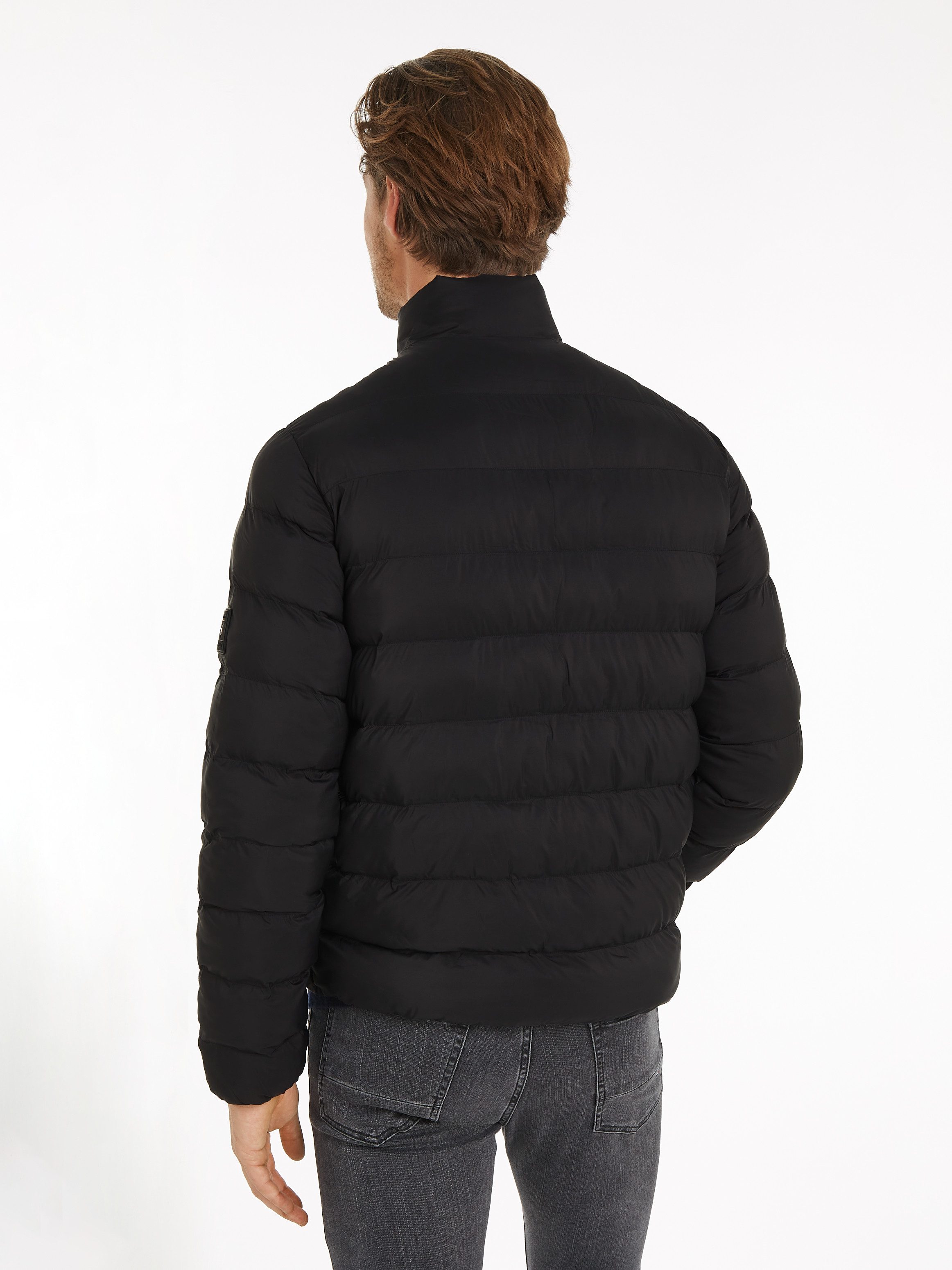 Tommy Hilfiger Gewatteerde jas MID WEIGHT STAND COLLAR JACKET