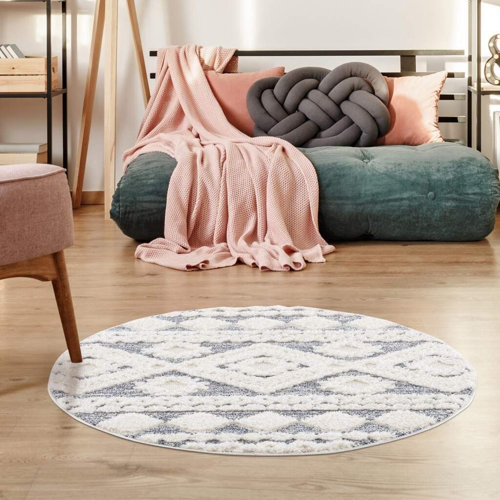 Carpet City Hoogpolig vloerkleed Focus Boho-vloerkleed, bijzonder zacht, 3D-effect, ideaal voor woonkamer & slaapkamer