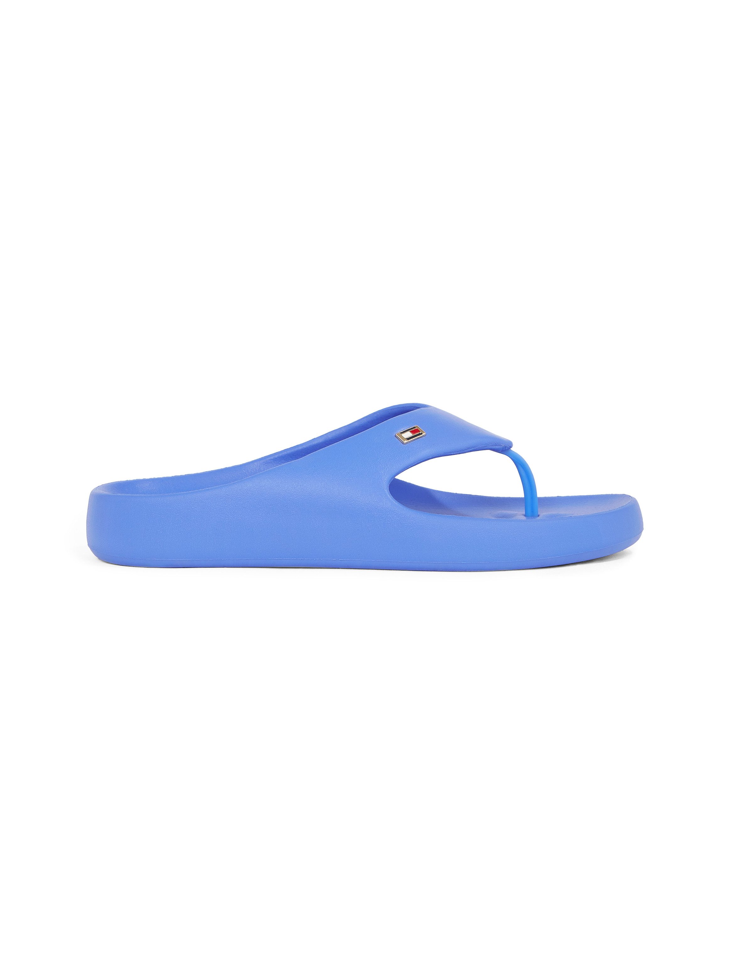 Tommy Hilfiger Teenslippers TH COMFORT BEACH SANDAL , dianette, zomerschoen, comfortabele schoen met kleine logoborduring