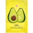 reinders! poster avocado let´s avocuddle (1 stuk) geel
