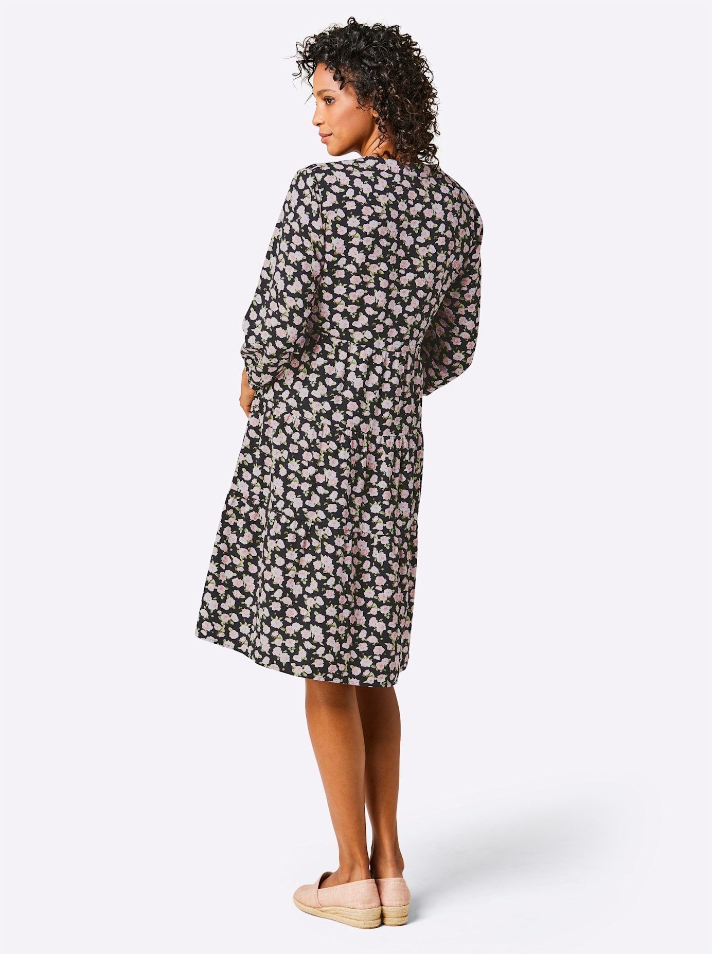 CREATION L PREMIUM Gedessineerde jurk Modal-jurk