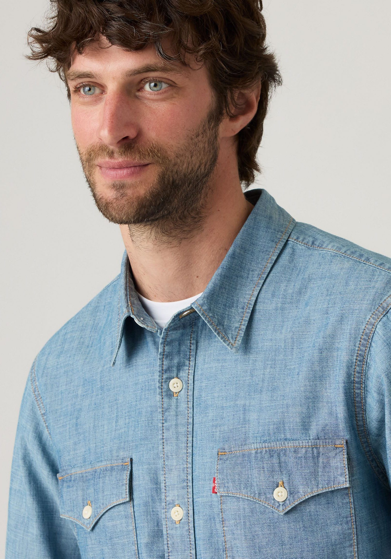 Levi's® Jeans overhemd RELAXED FIT WESTERN