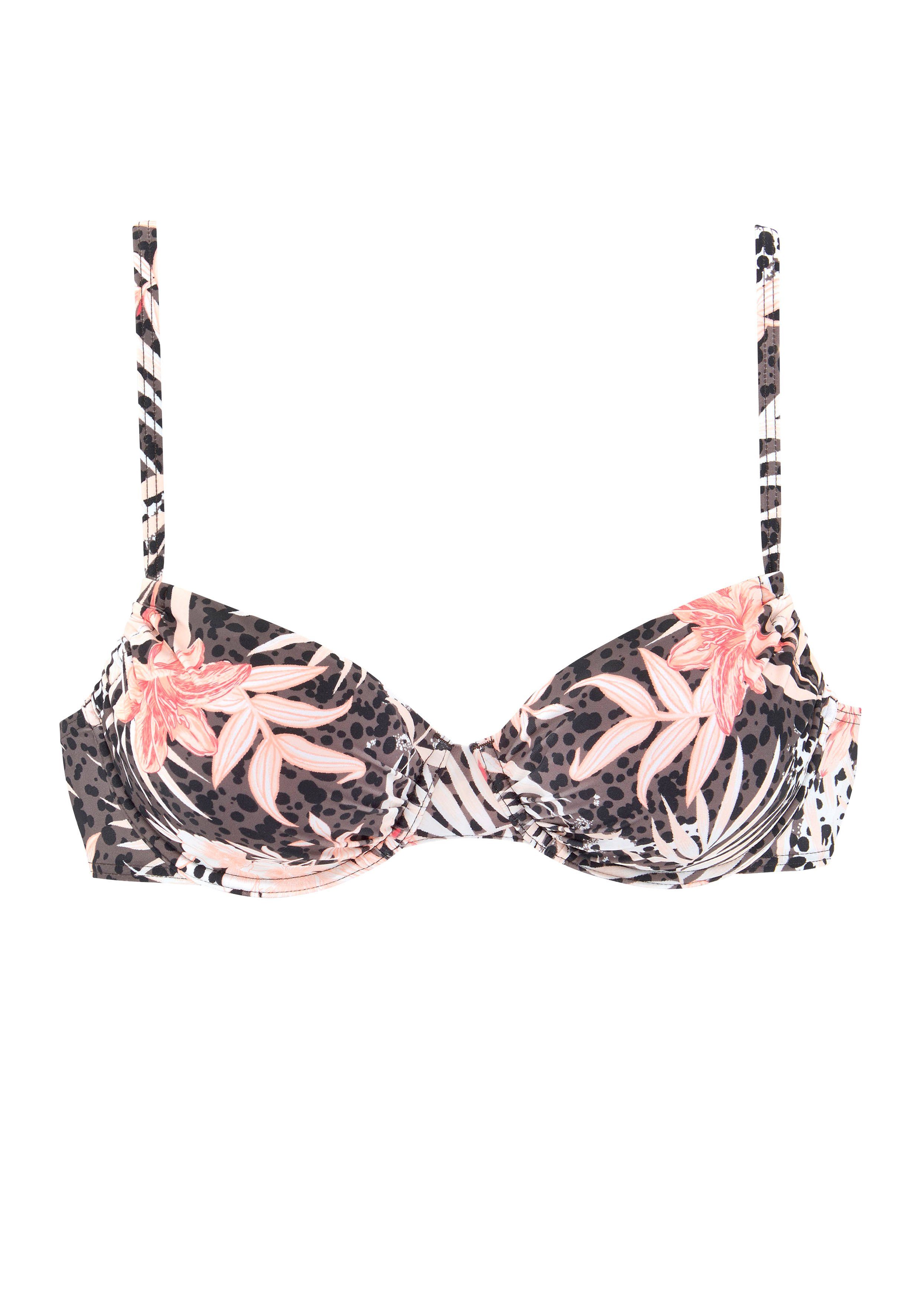 Buffalo Bikinitop met beugels BRANDA met gebloemd design