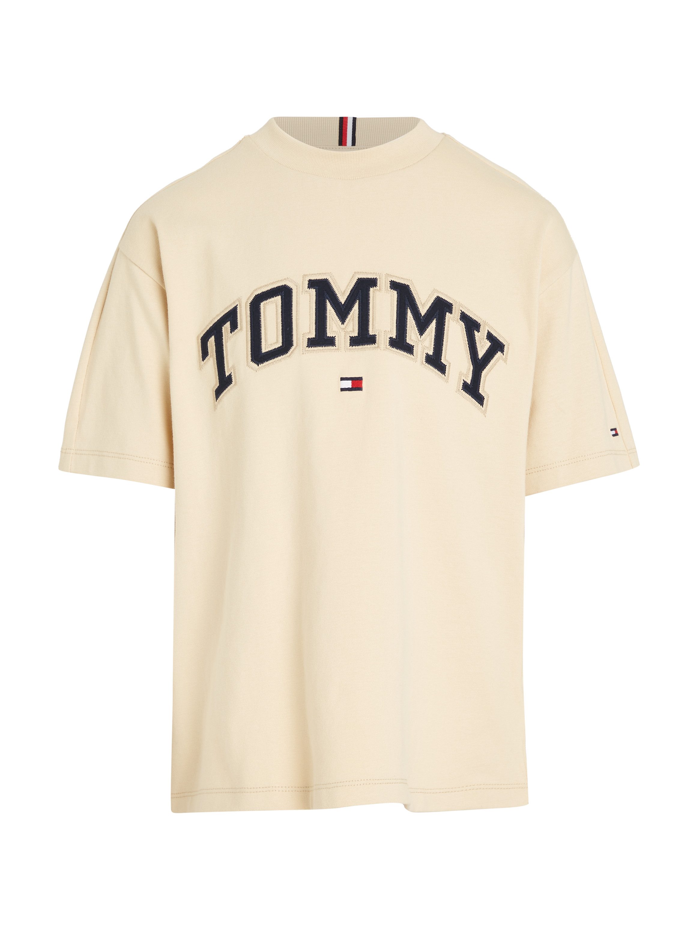 Tommy Hilfiger Shirt met korte mouwen VARSITY EMBROIDERY TEE SS Kinderen tot 16 jaar met logostiksel