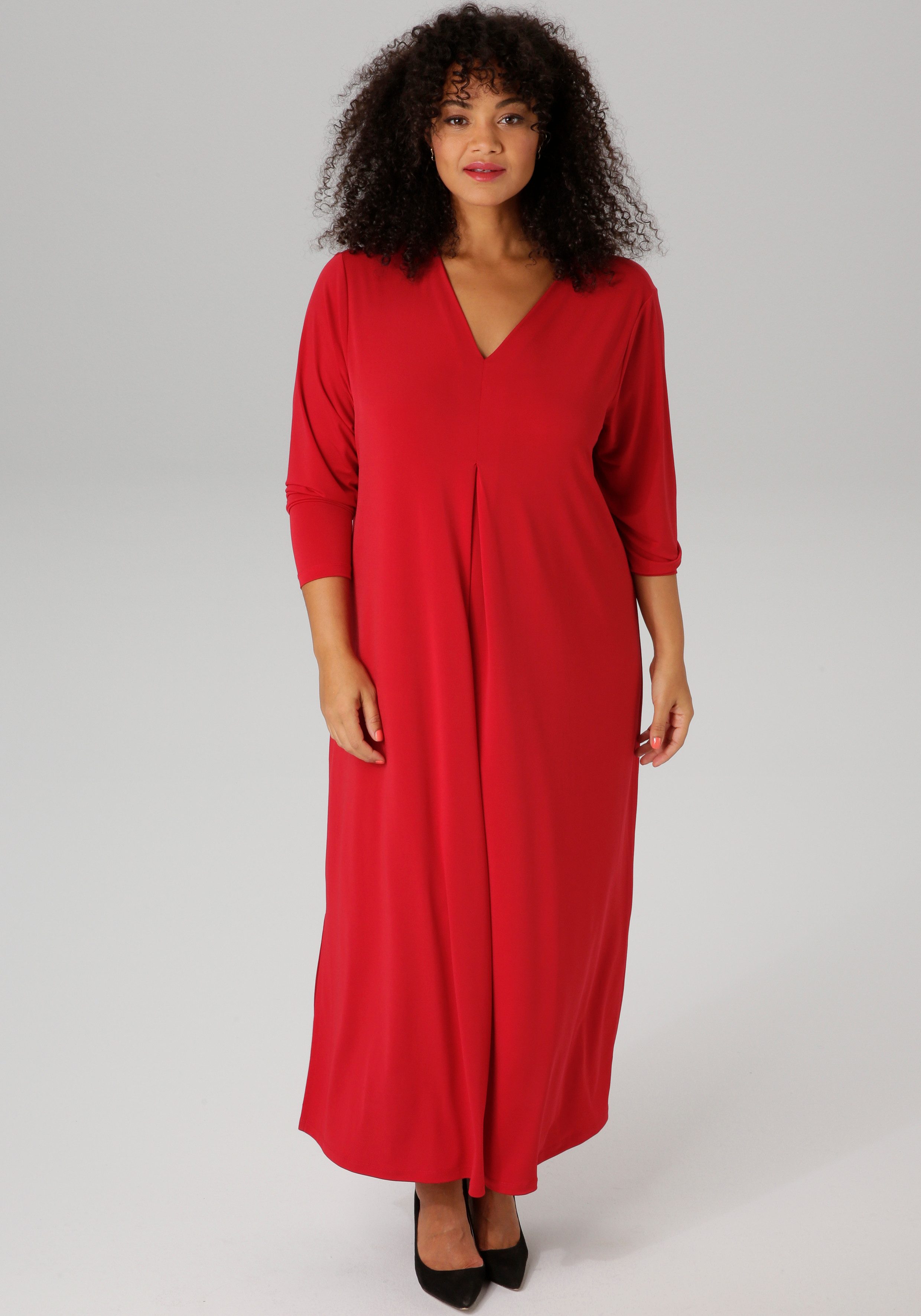 Aniston PLUS Maxi-jurk met verfijnde zijsplitten - nieuwe collectie