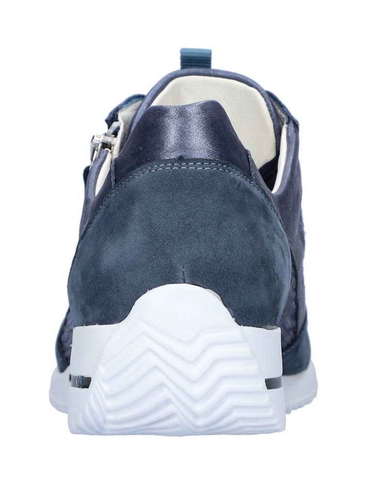Waldläufer Sneakers met sleehak HIMONA , lage schoen, veterschoen, comfortabele schoen met ritssluiting