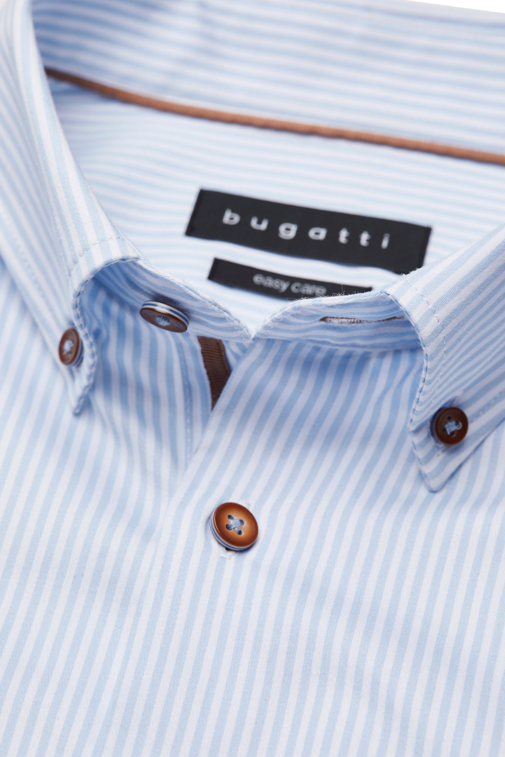 Bugatti Overhemd met lange mouwen met subtiele strepen
