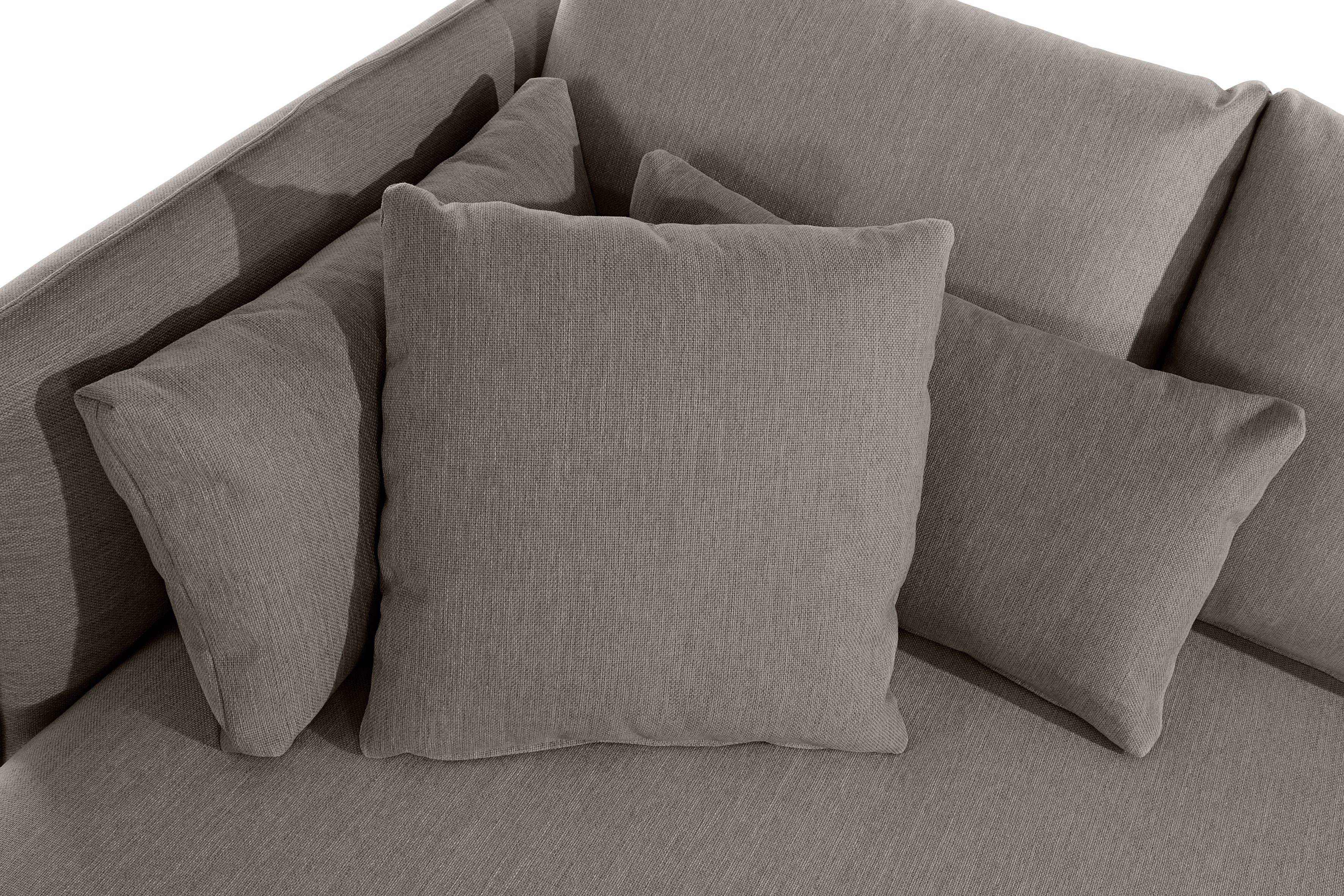 andas Ottomane Nöre korte lounge-module - zelf samenstellen, breedte 138 cm, diepte 128 cm