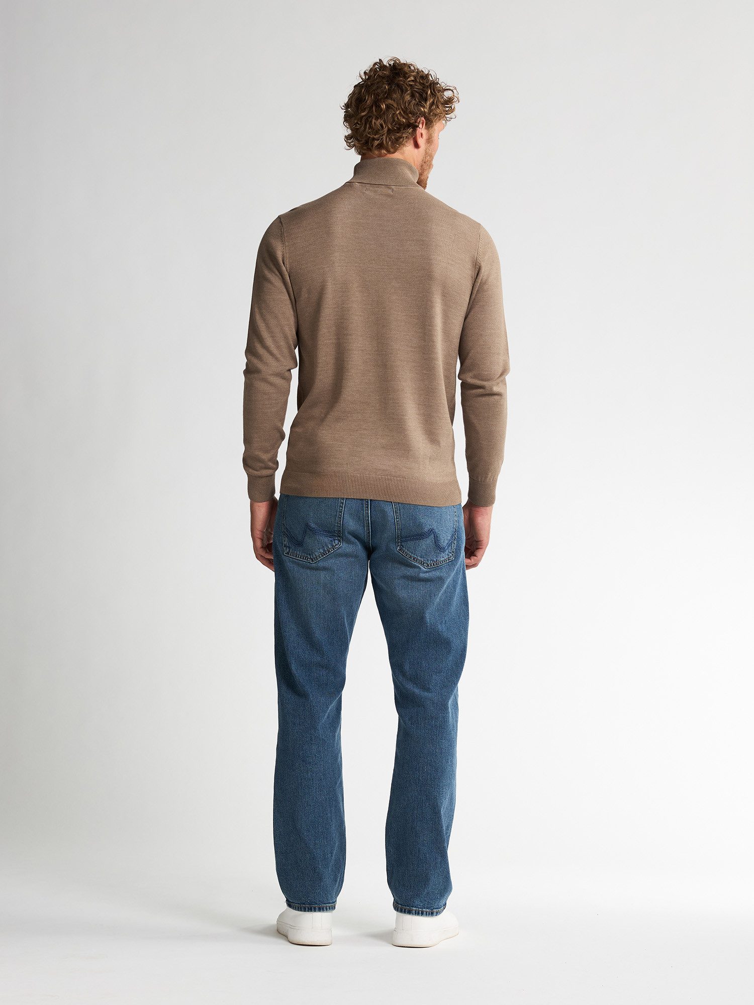 Petrol Industries Coltrui Men Knitwear Collar Basi Onderhoudsvriendelijke materiaalmix met katoenpercentage