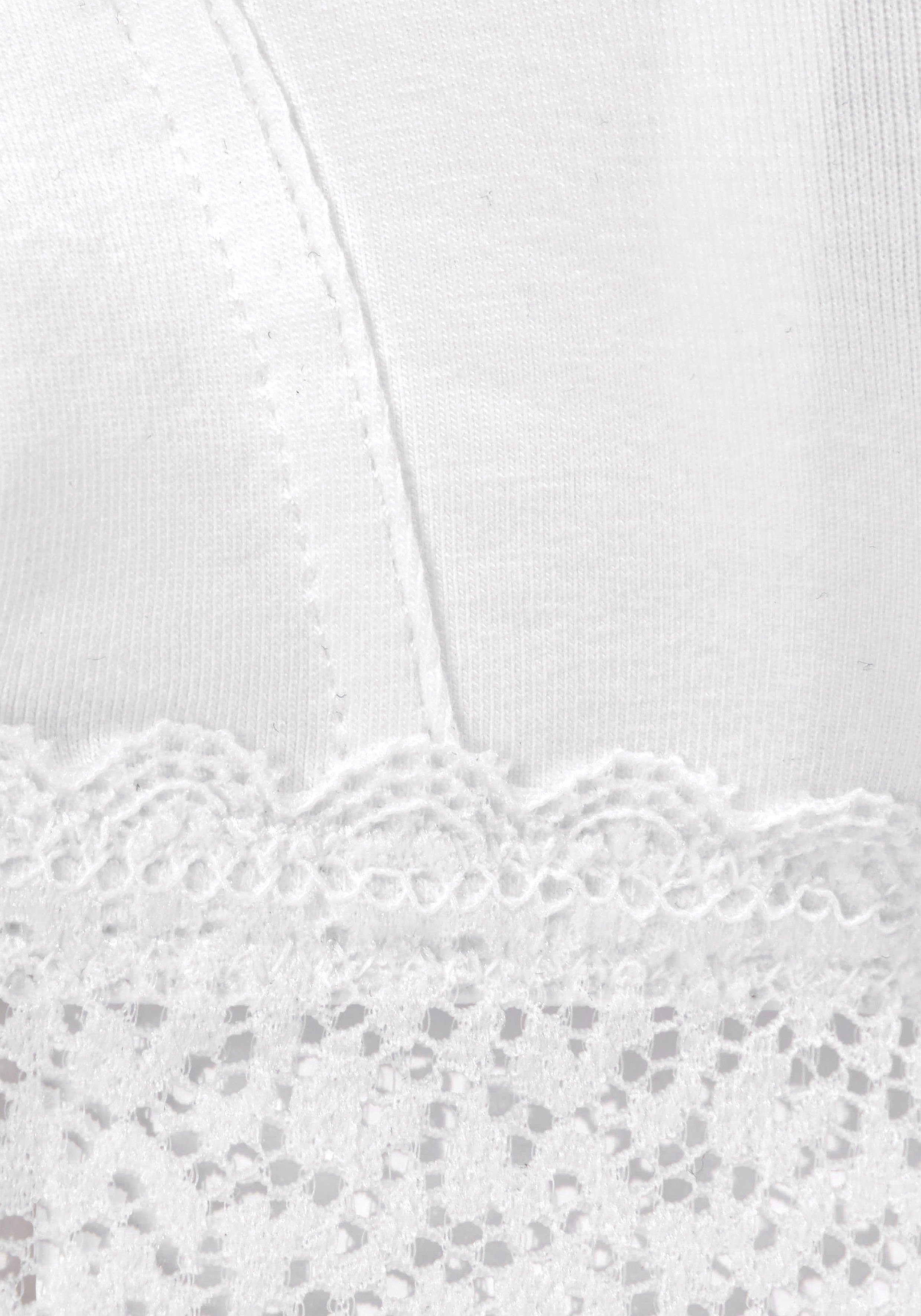 Petite fleur Voedings-bh met zacht katoen zonder beugels, basic lingerie (Set van 2)
