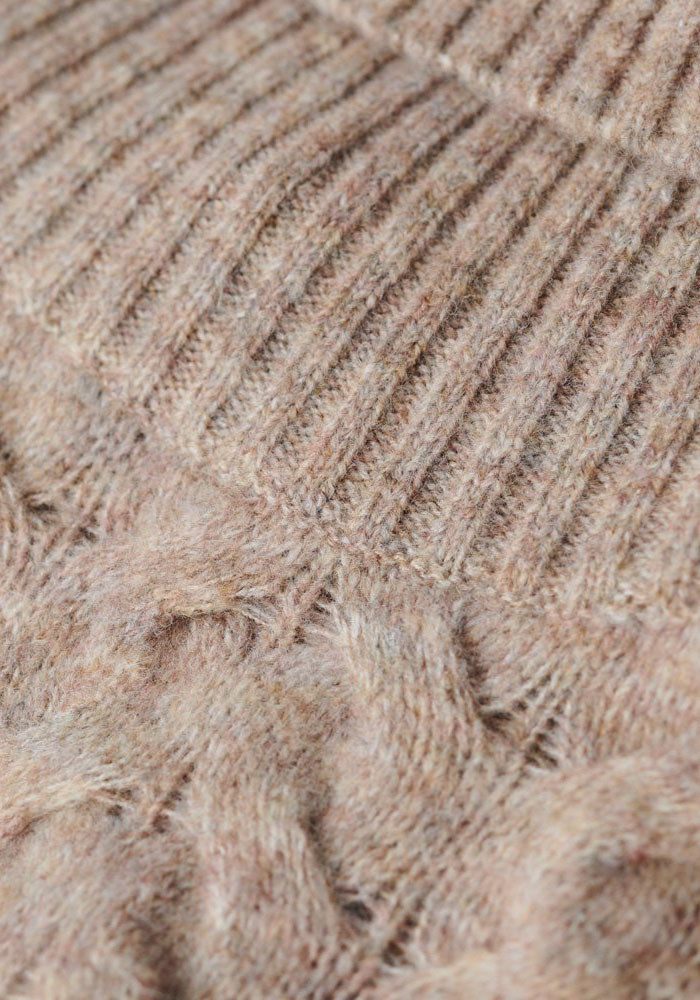 Superdry Gebreide trui LW CABLE ROLL NECK JUMPER