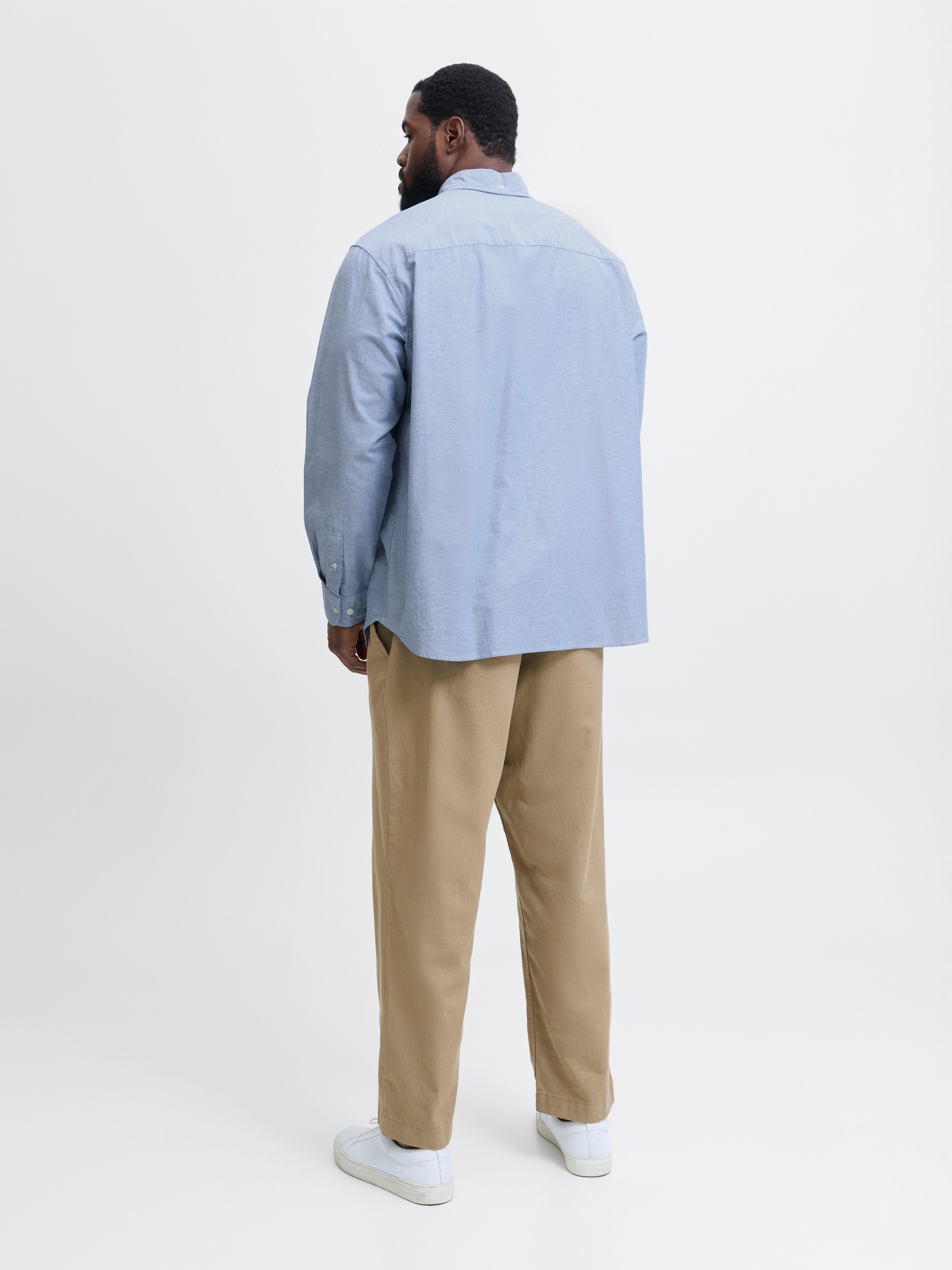 Jack & Jones PlusSize Overhemd met lange mouwen JPRBLUBROOK OXFORD SHIRT L/S NOOS PLS