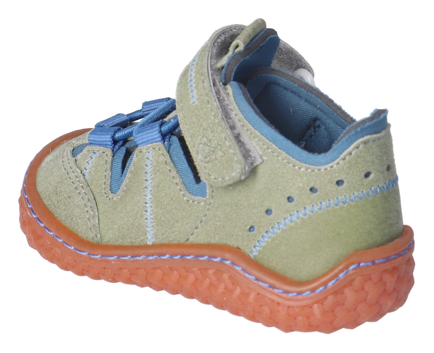 PEPINO by RICOSTA Barefootschoenen JERRY DAME: Midden , barefoot schoen met elastische band en klittenband, maat sjabloon te downloaden