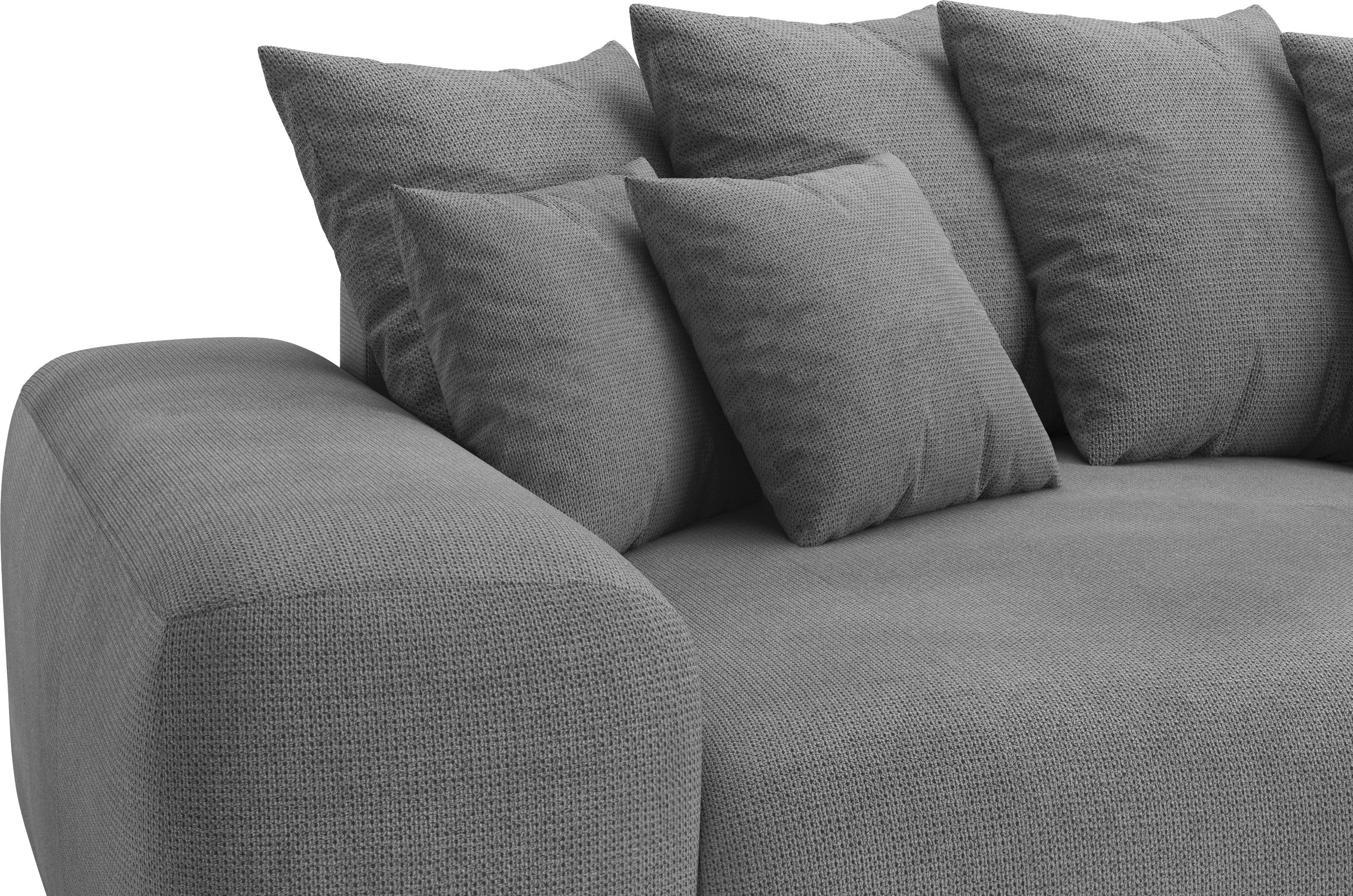 Mr. Couch Hoekbank Sundance L-vorm Doorlopende slaper met EasyBett-slaapfunctie, bedlade