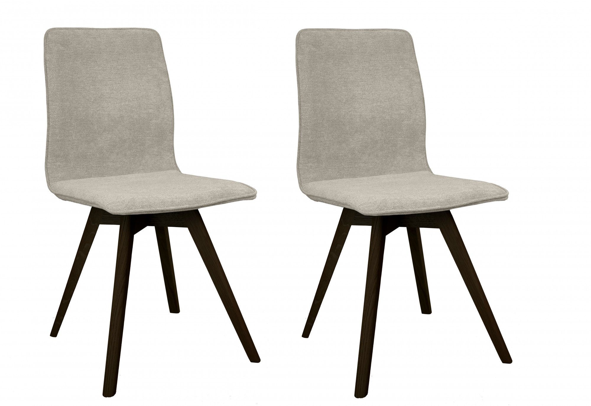 andas Eetkamerstoel Rania (set, 2 stuks) 4 poot stoelen wit