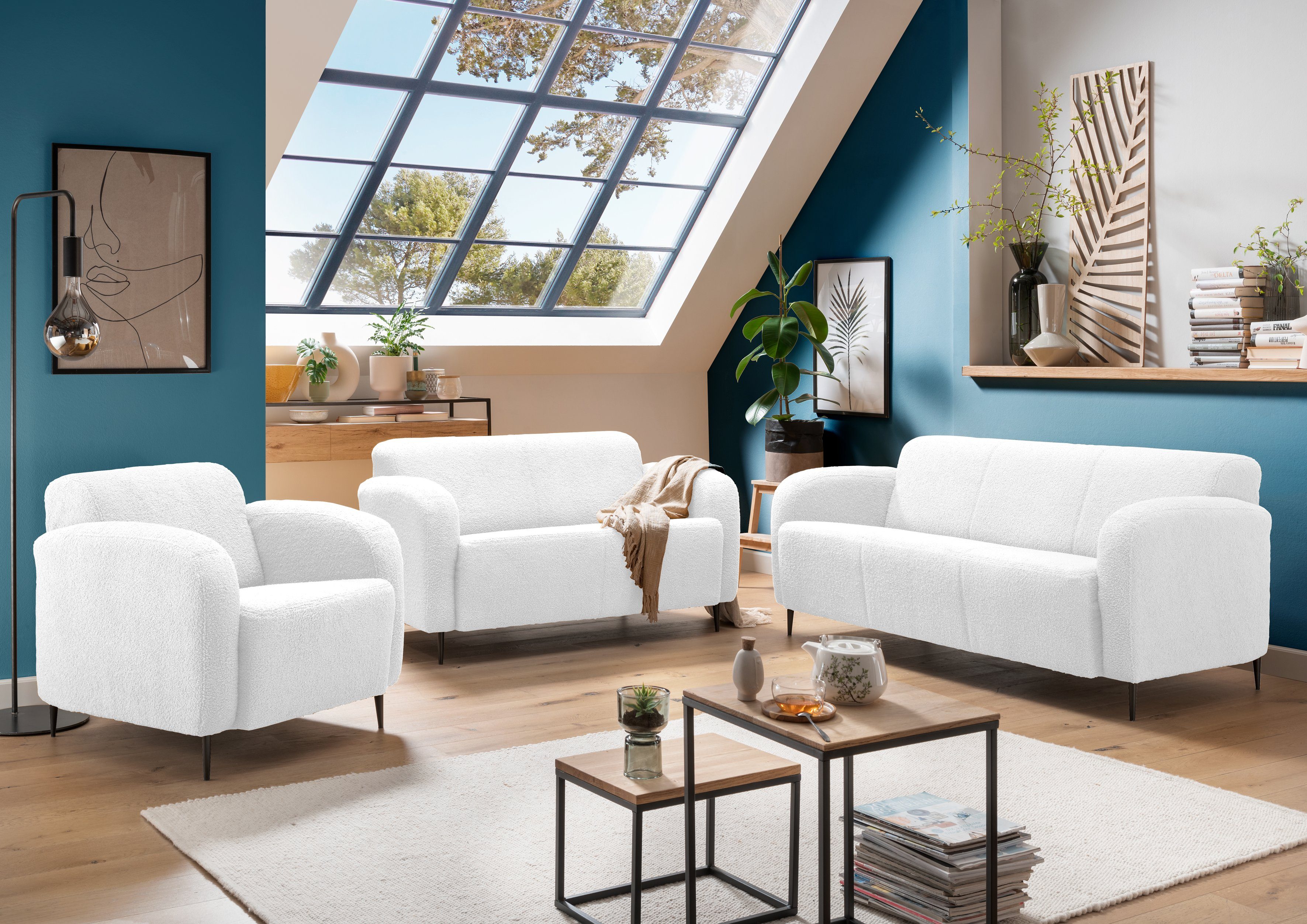 INOSIGN Cocktailfauteuil Marron ook verkrijgbaar als 2-zits en 3-zits